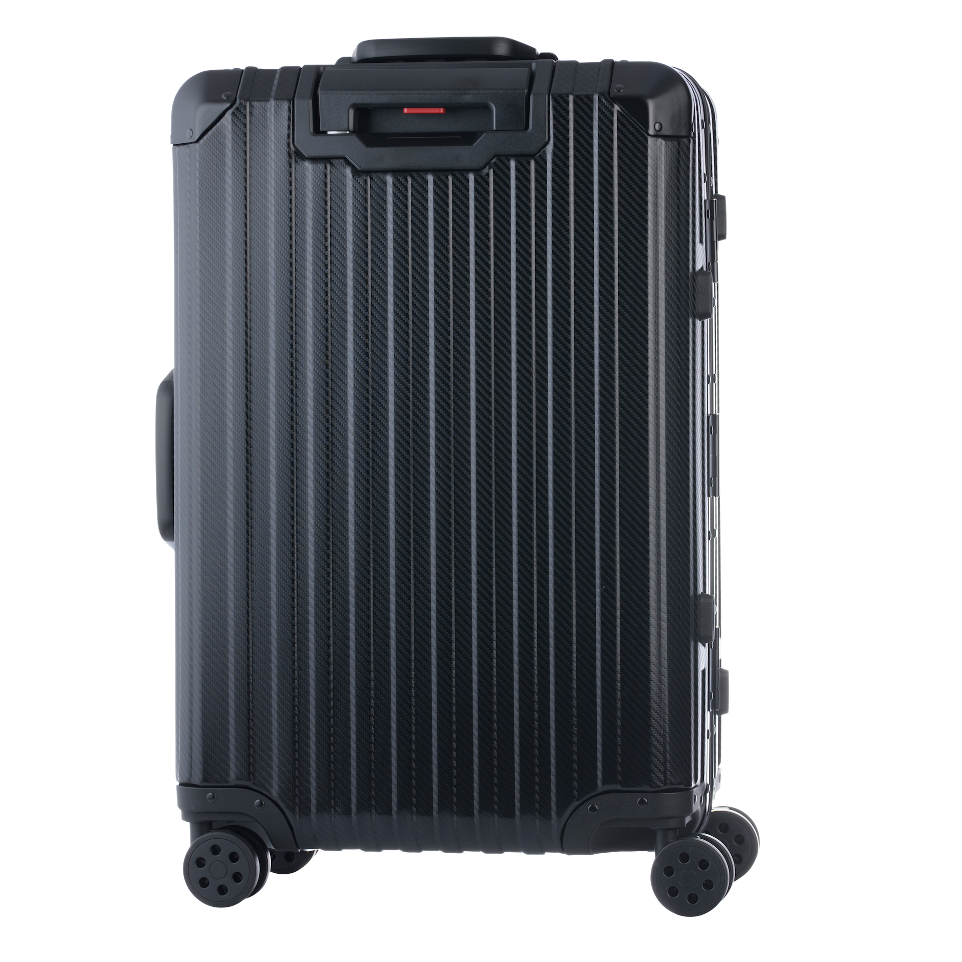 Aluminum   Black Suitcase