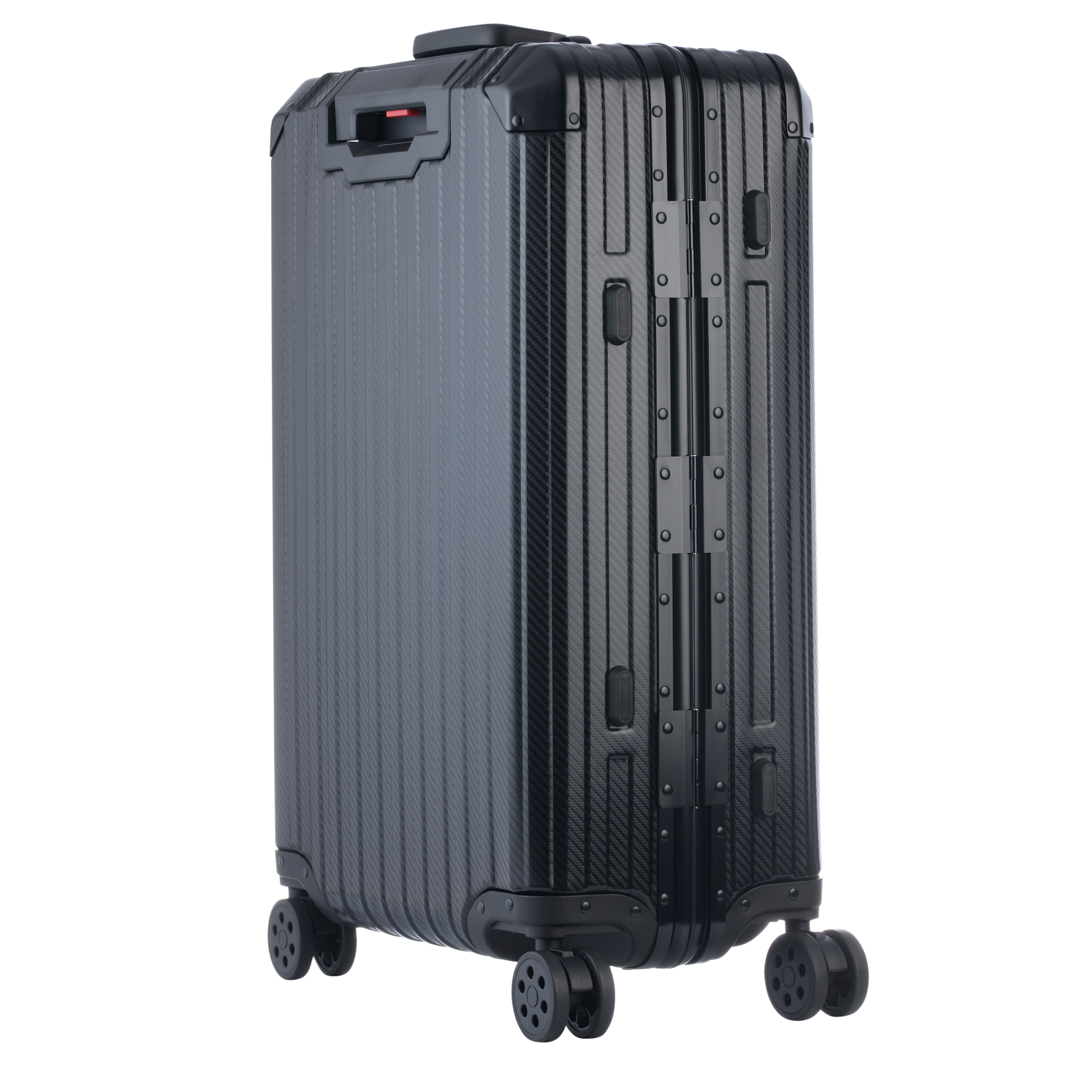 Aluminum   Black Suitcase