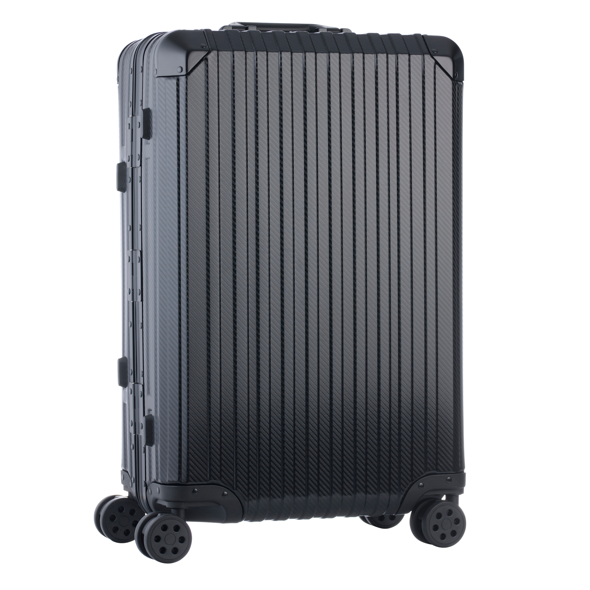 Aluminum   Black Suitcase
