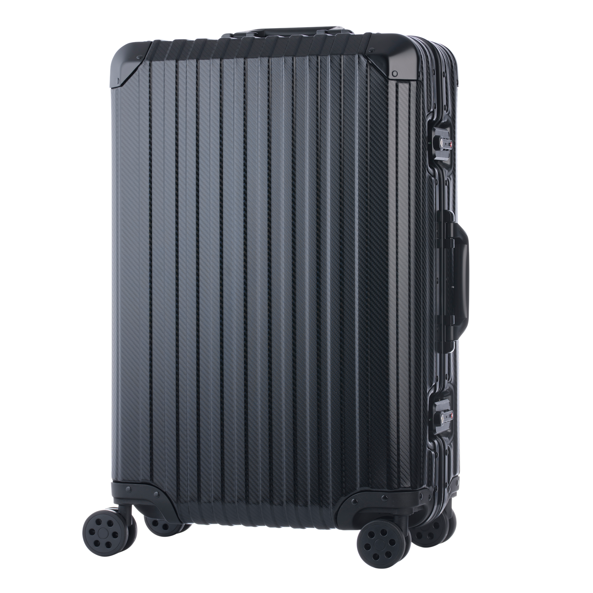 Aluminum Black Suitcase