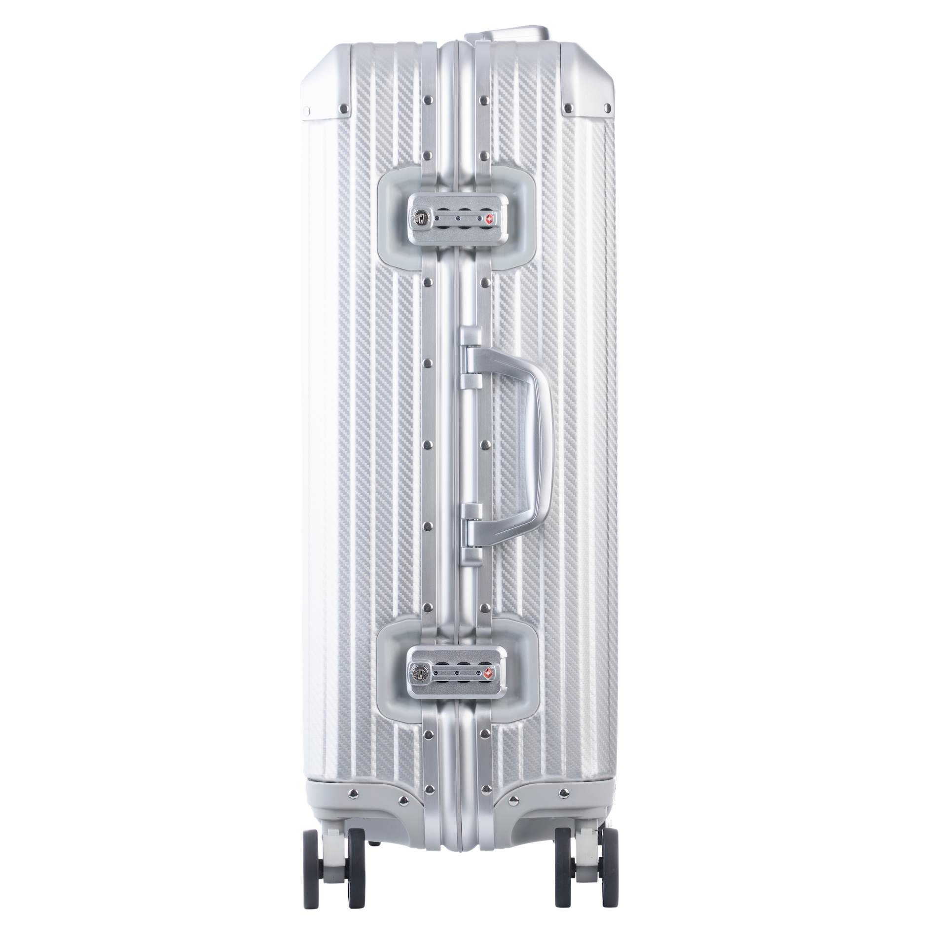 Aluminum Silver Suitcase