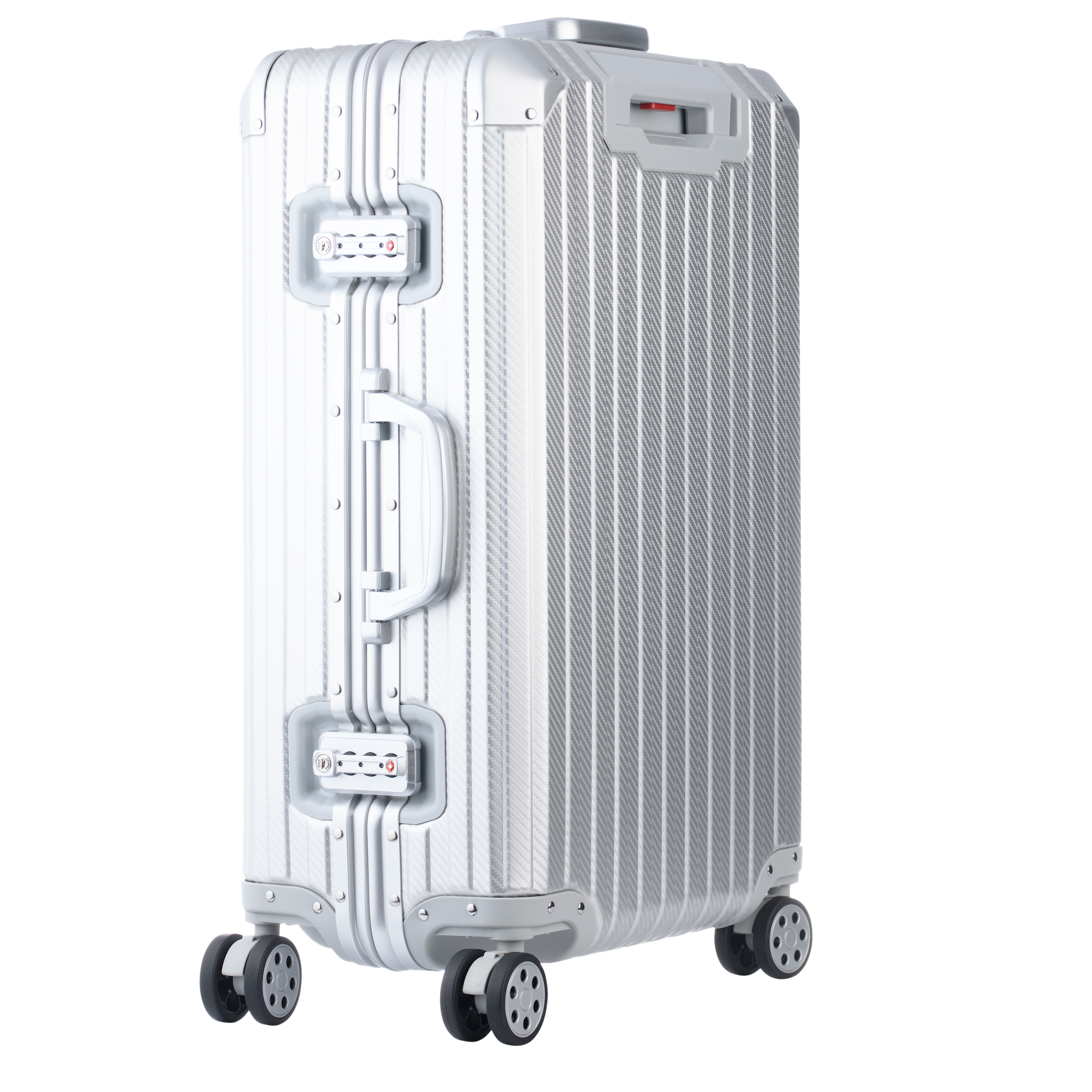 Aluminum Silver Suitcase