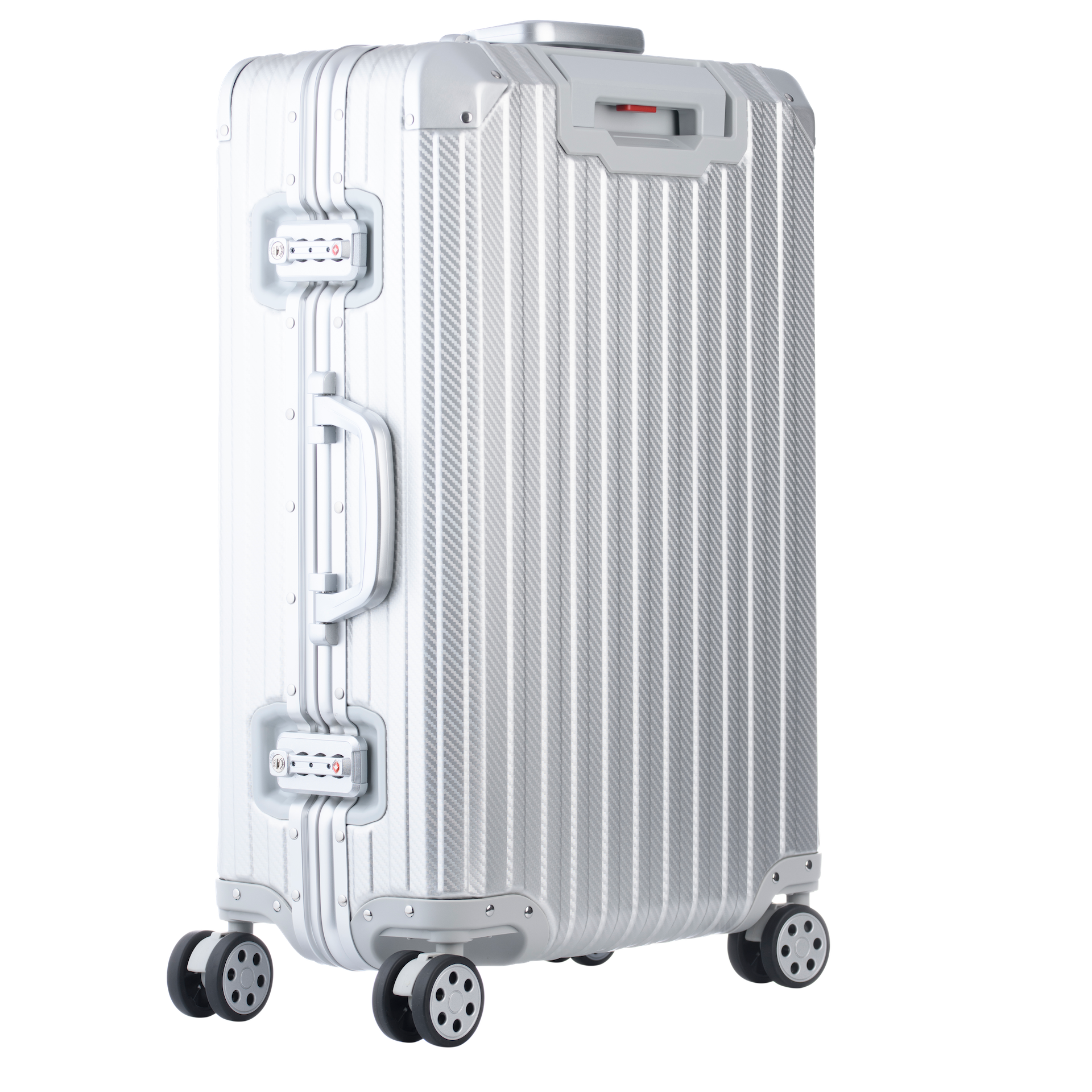Aluminum Silver Suitcase