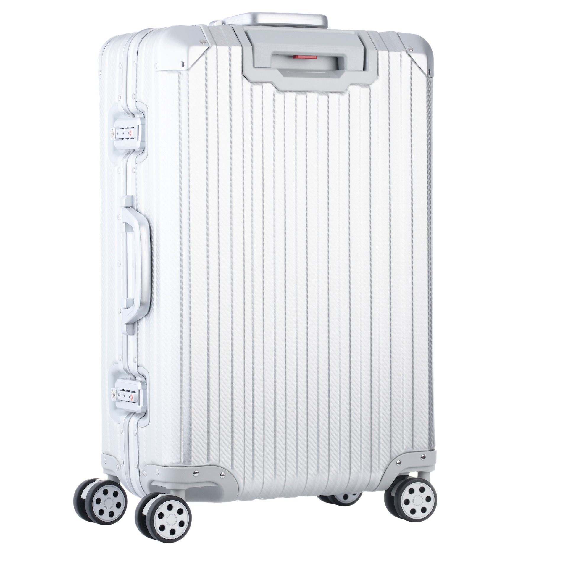 Aluminum Silver Suitcase