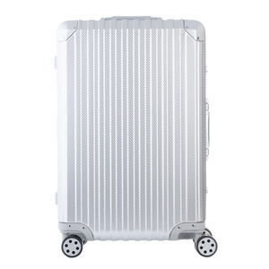 Aluminum  Silver Suitcase