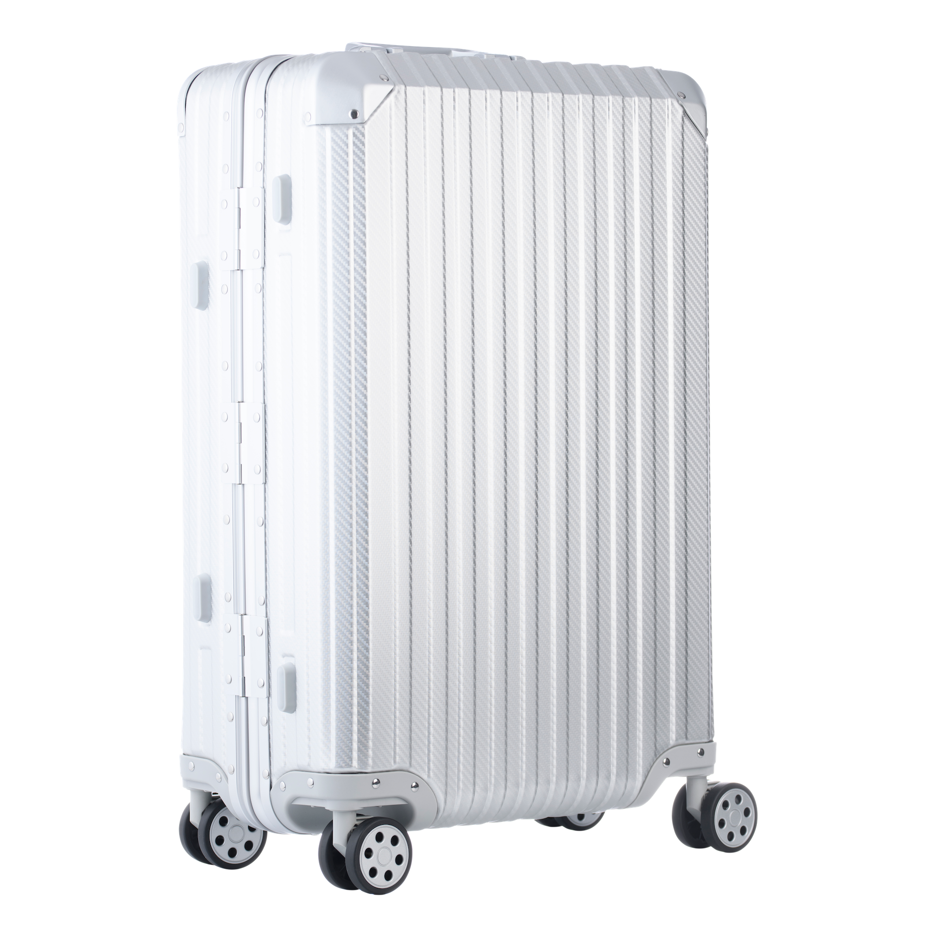 Aluminum Silver Suitcase