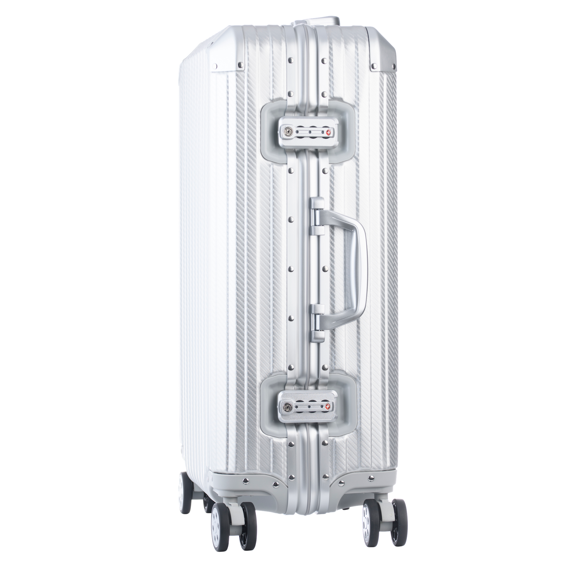 Aluminum Silver Suitcase