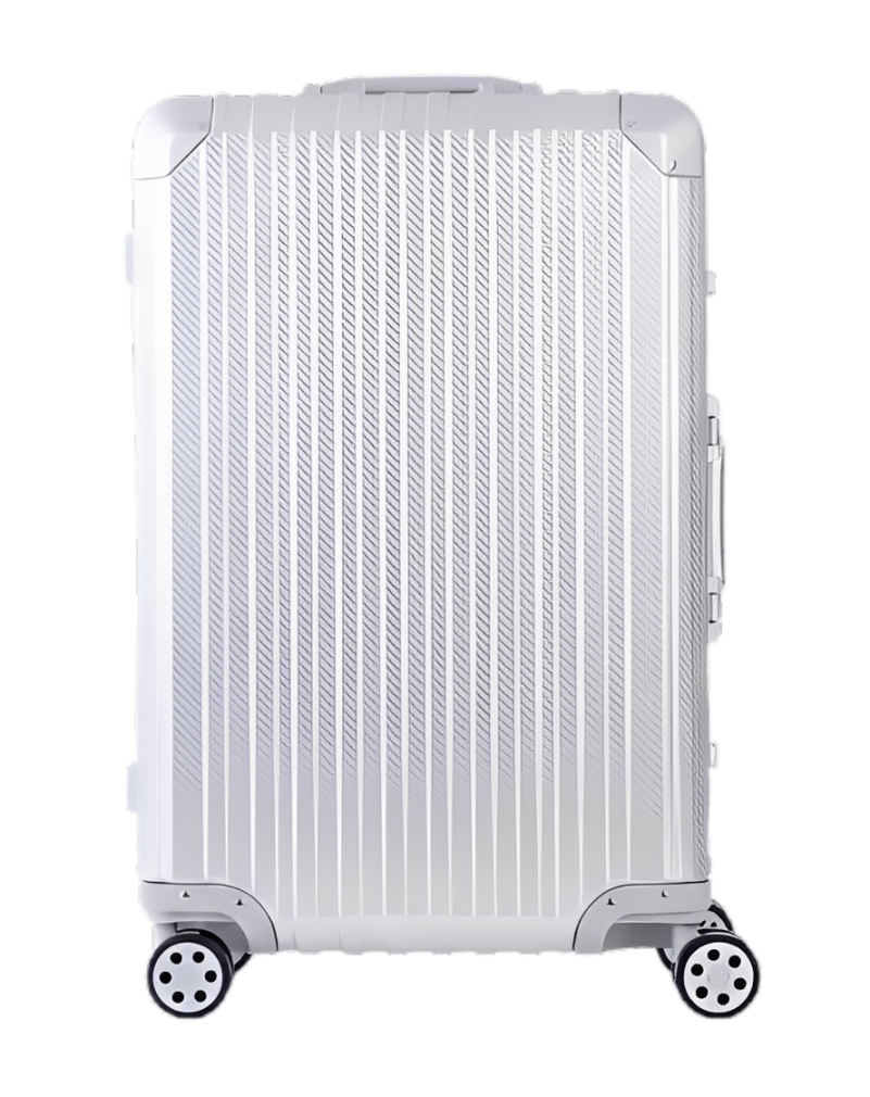 The Atlas Aluminium Luggage — Silver