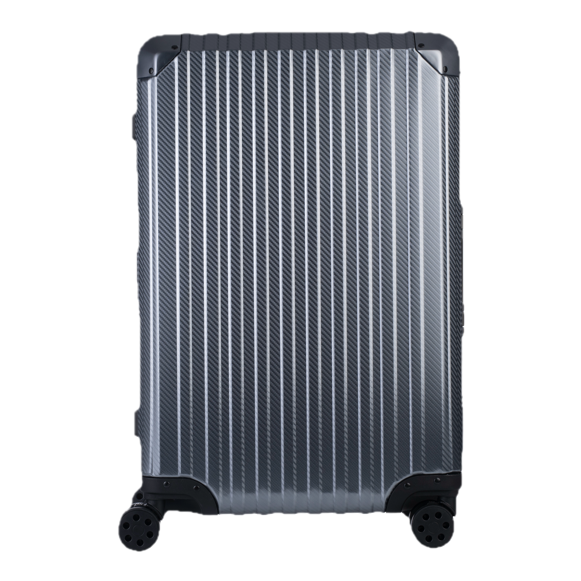 The Atlas Aluminium Luggage — Gunmetal