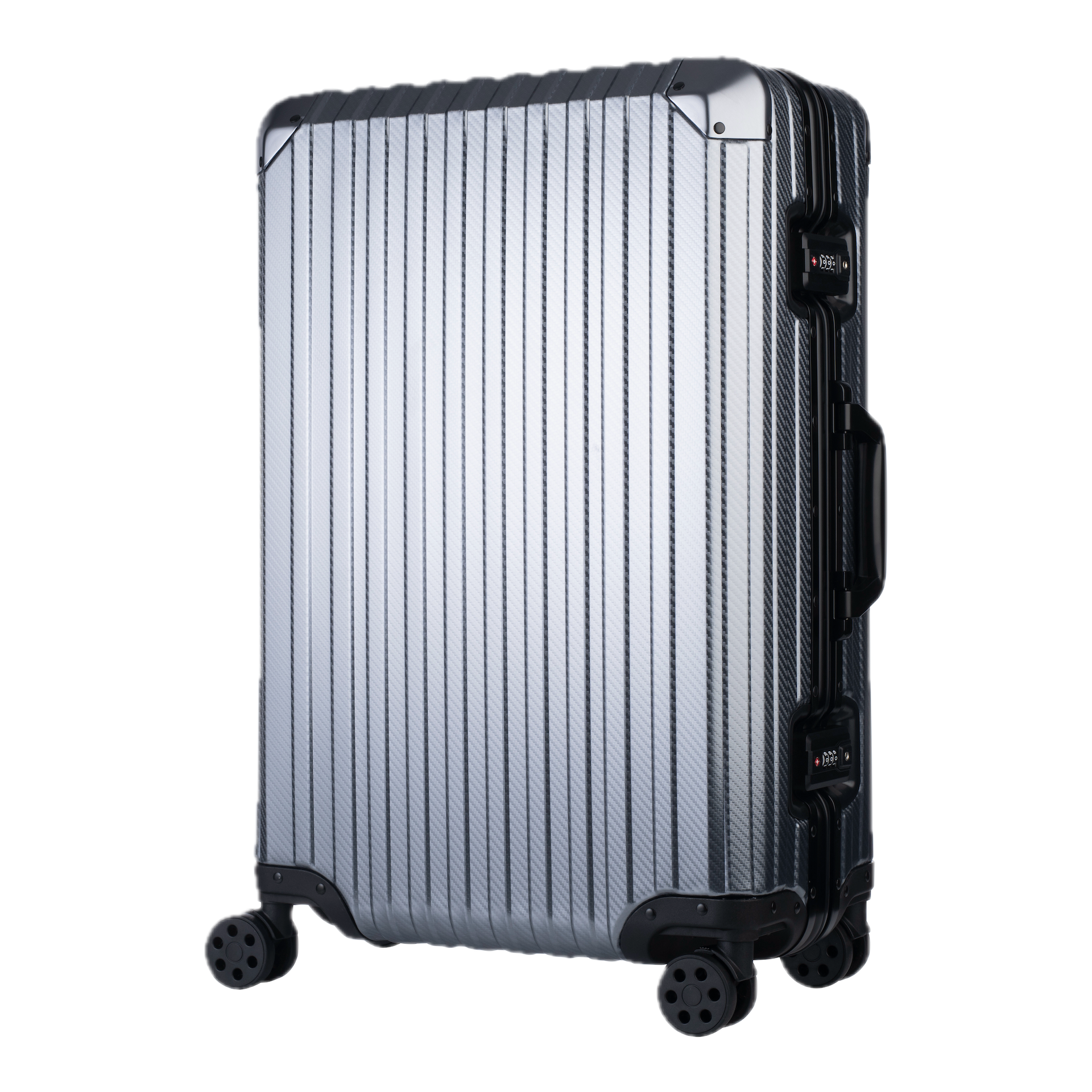 Aluminum Gunmetal Suitcase