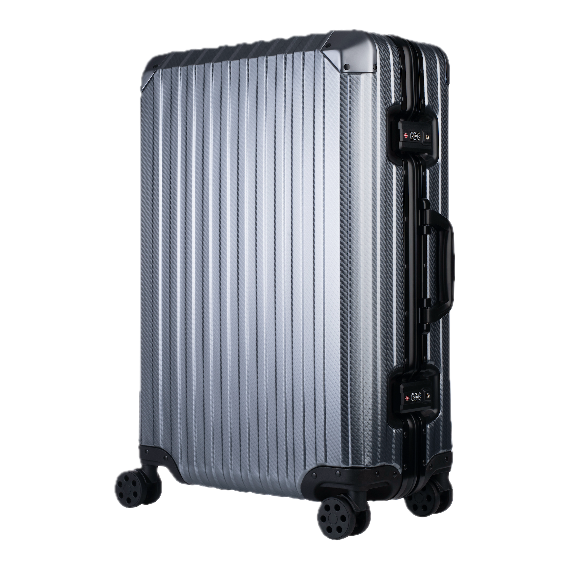 Aluminum Gunmetal Suitcase