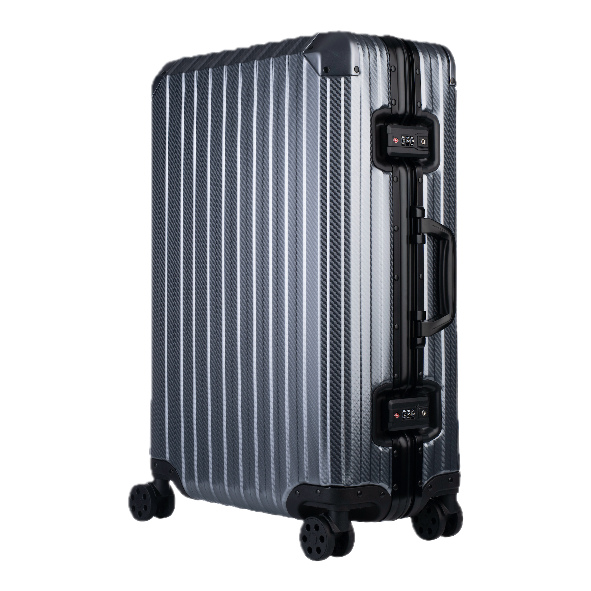 The Atlas Aluminium Luggage — Gunmetal