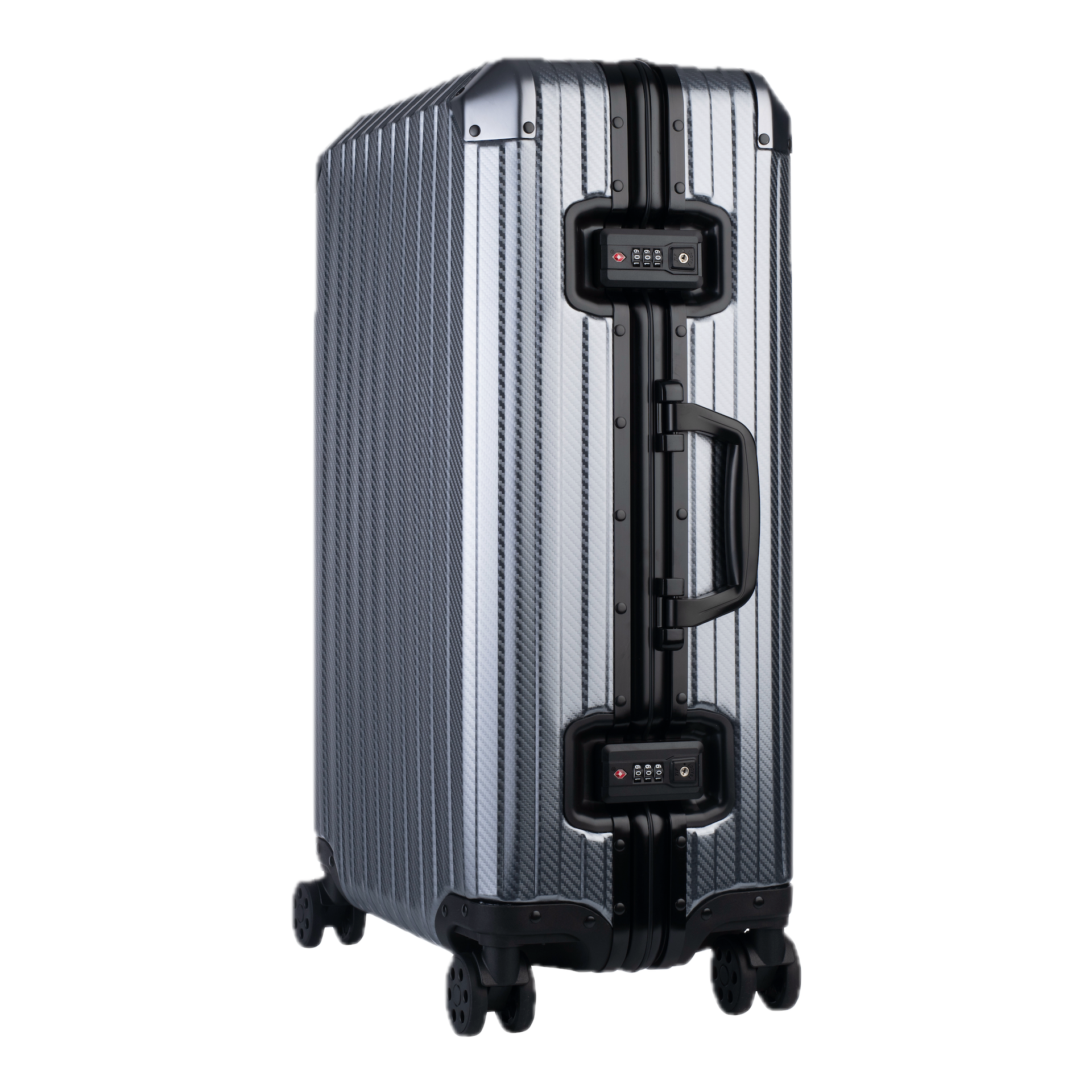 Aluminum Gunmetal Suitcase