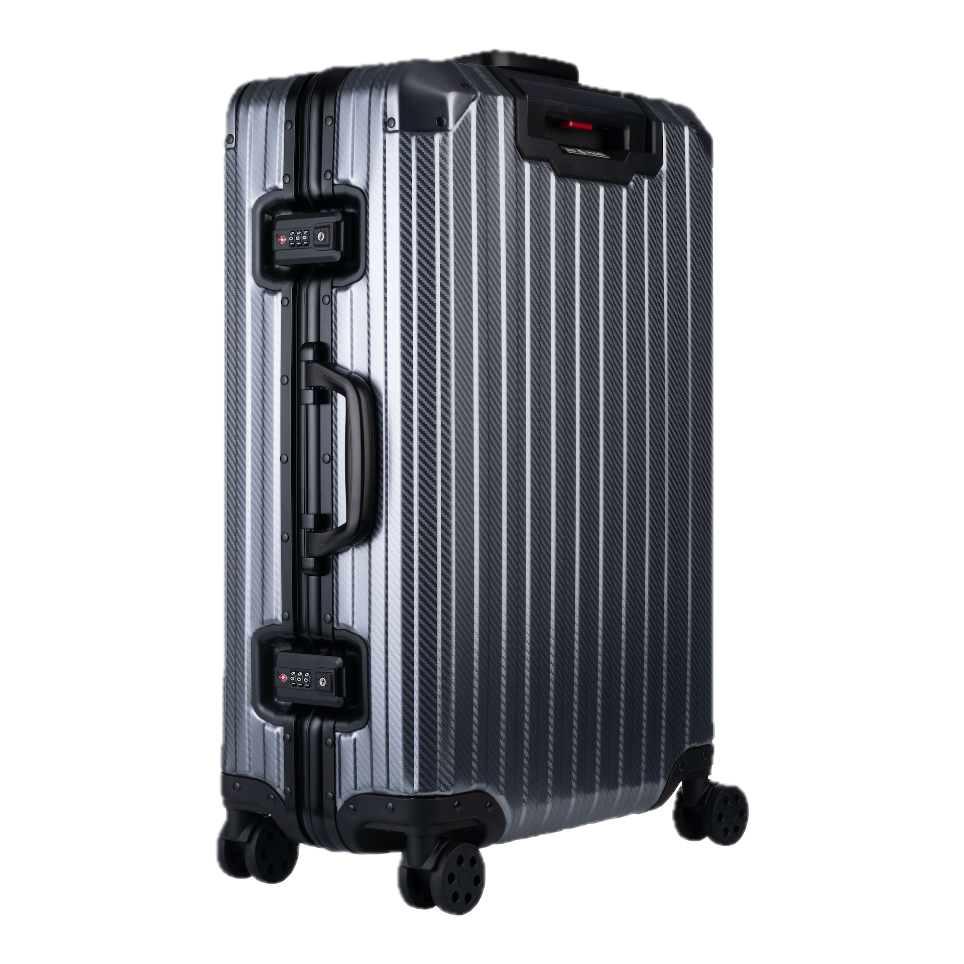 Aluminum Gunmetal Suitcase