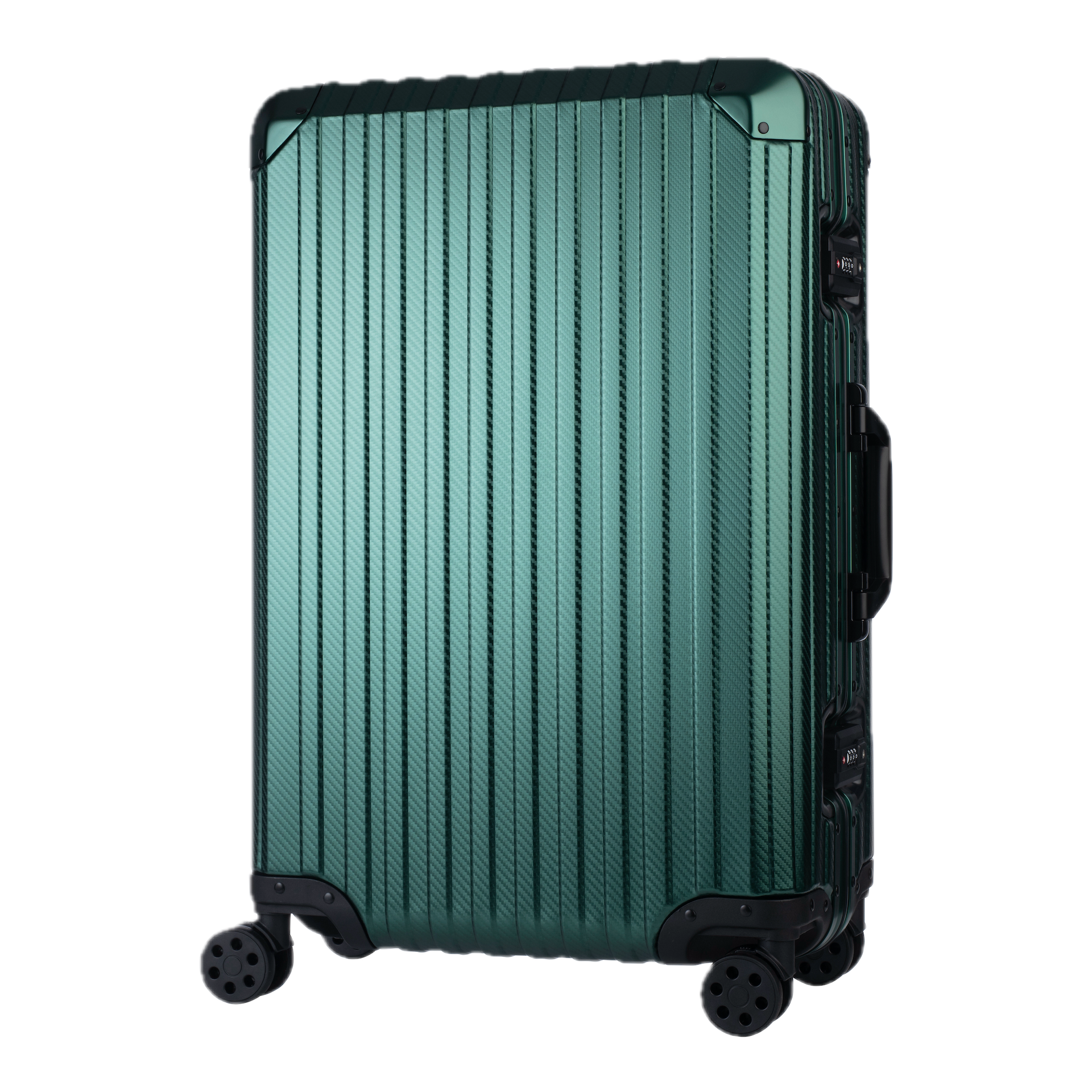 Aluminum Green Suitcase