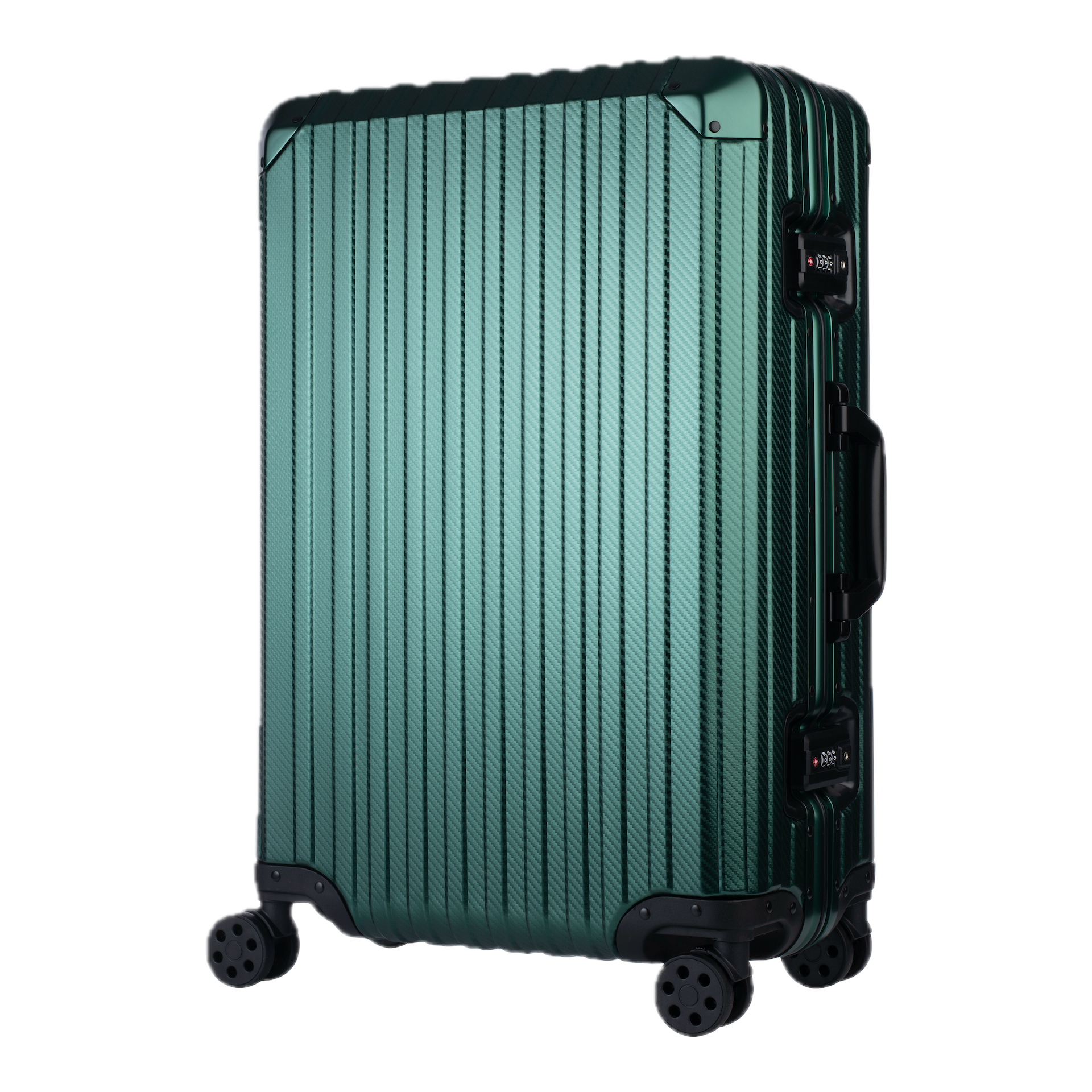 Aluminum Green Suitcase