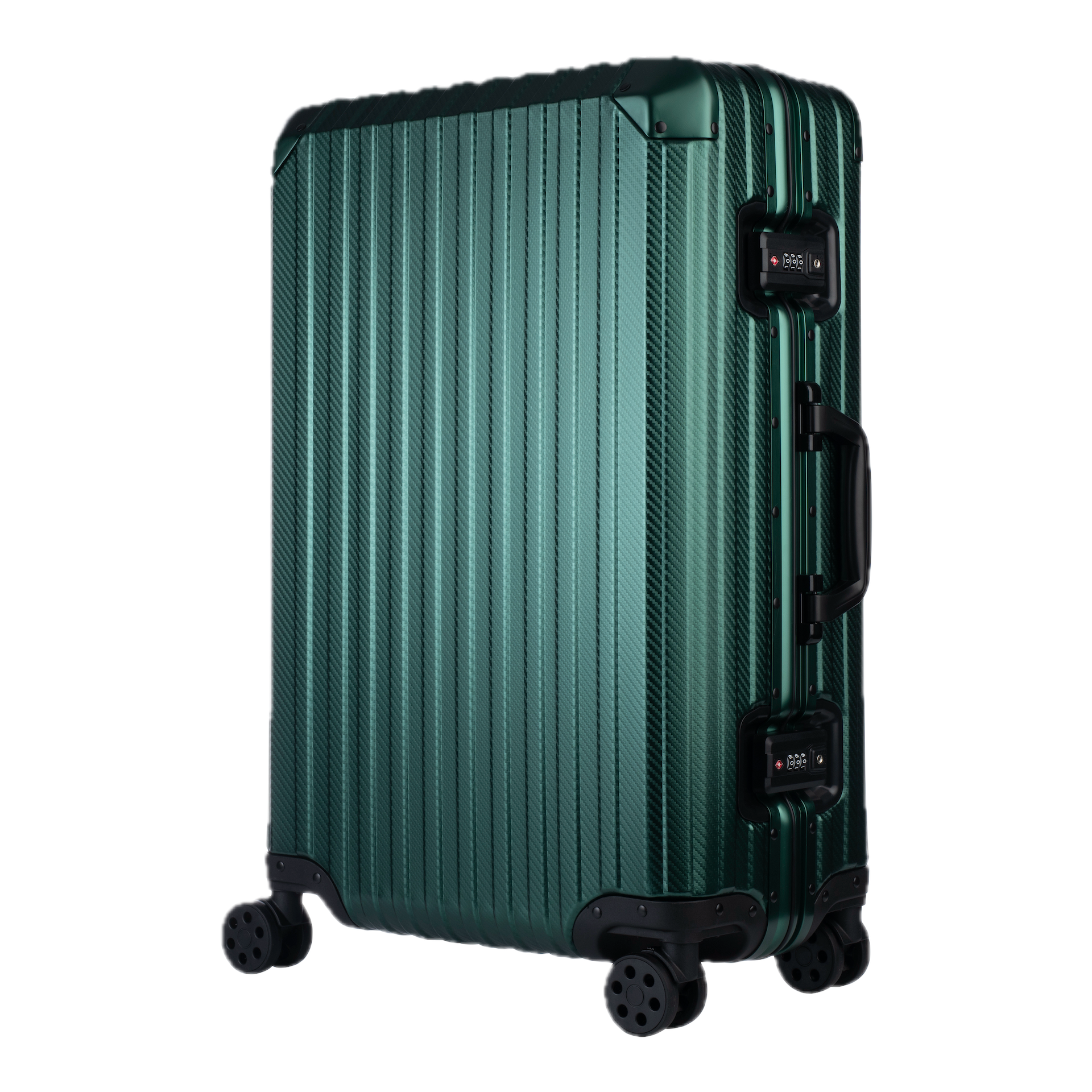 Aluminum Green Suitcase