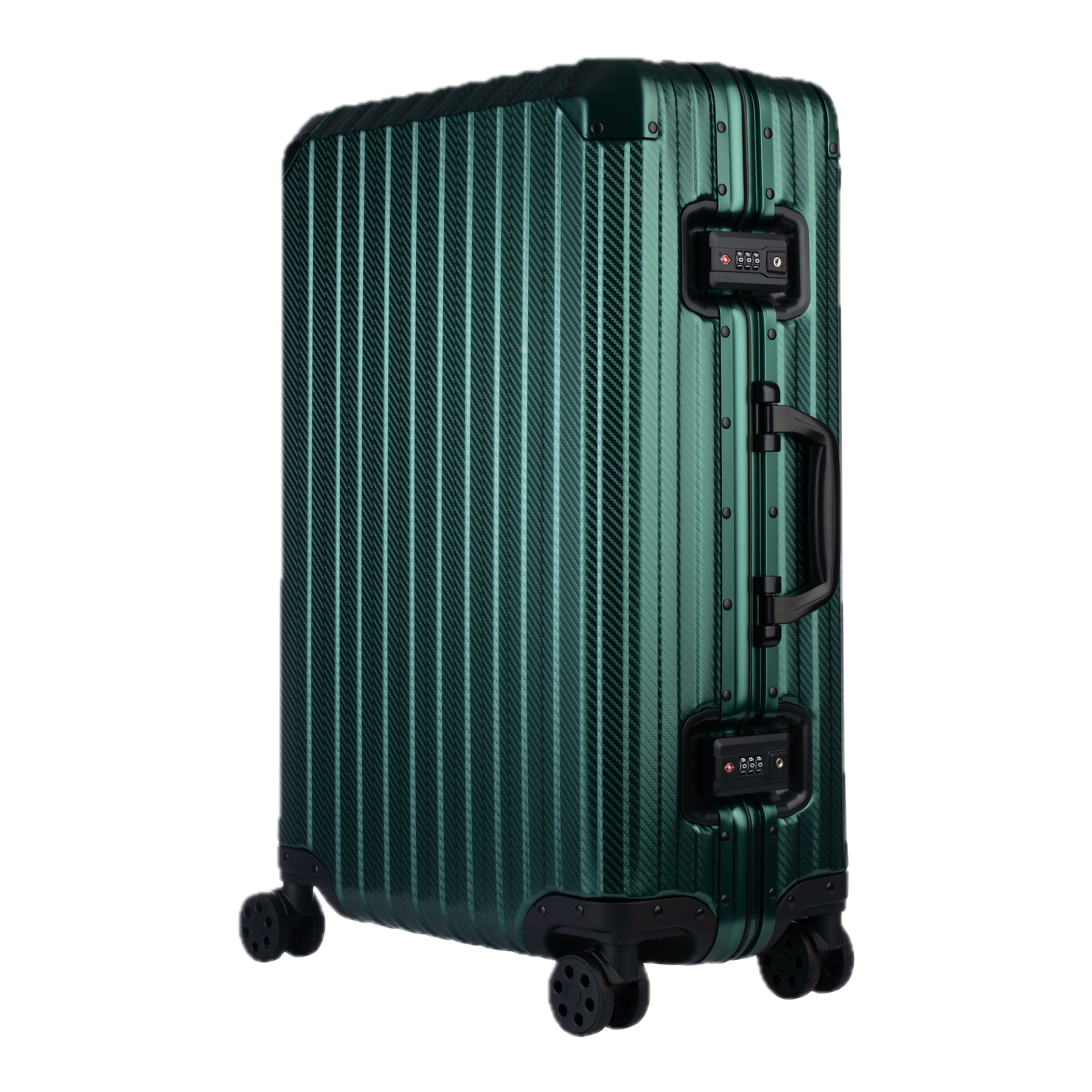 Aluminum Green Suitcase