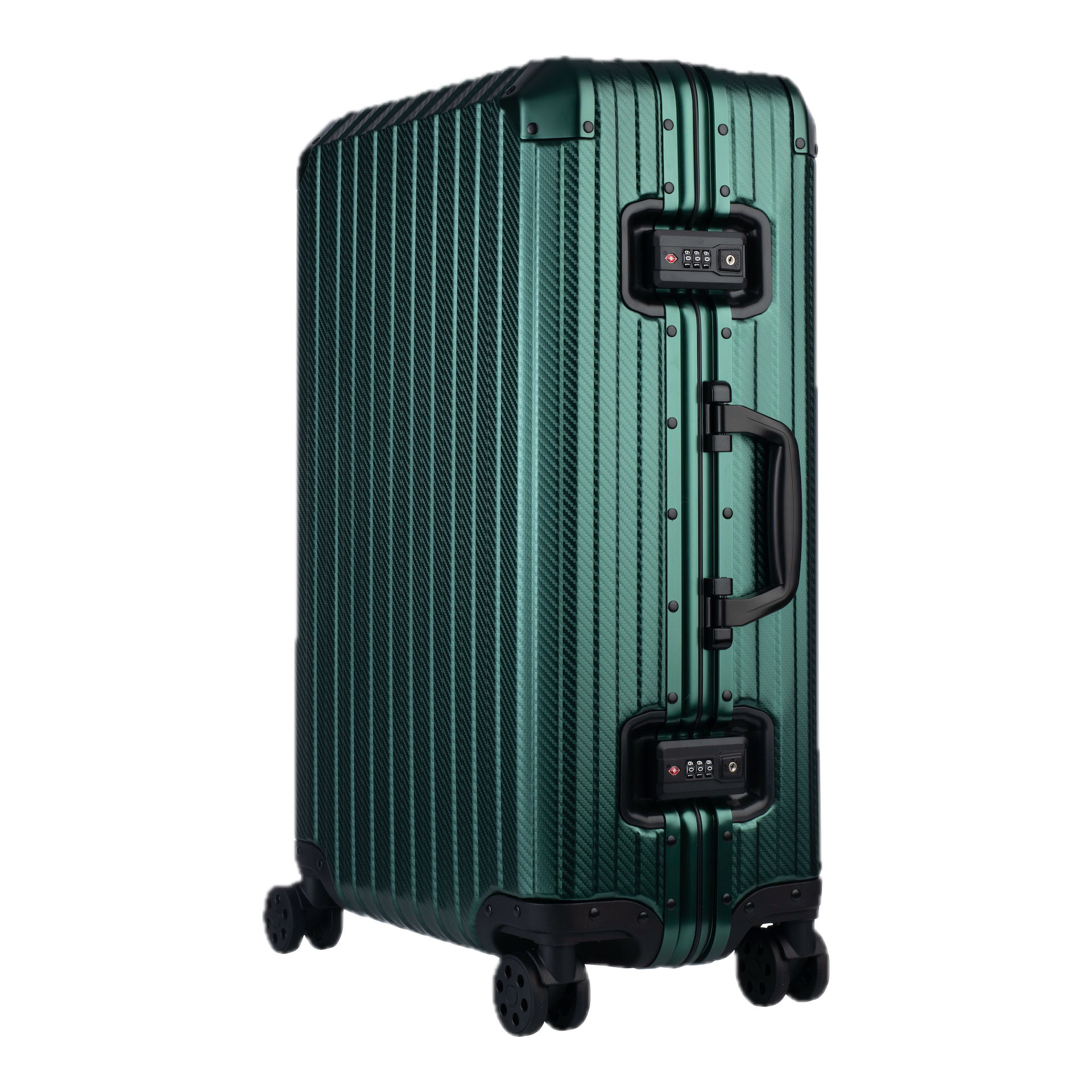 Aluminum Green Suitcase