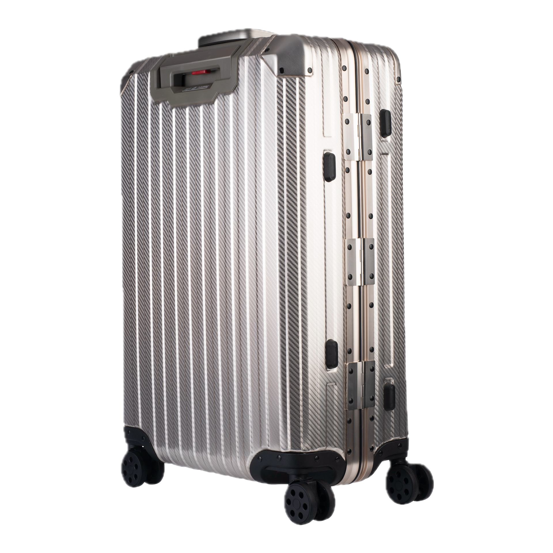 Aluminum Champagne Suitcase