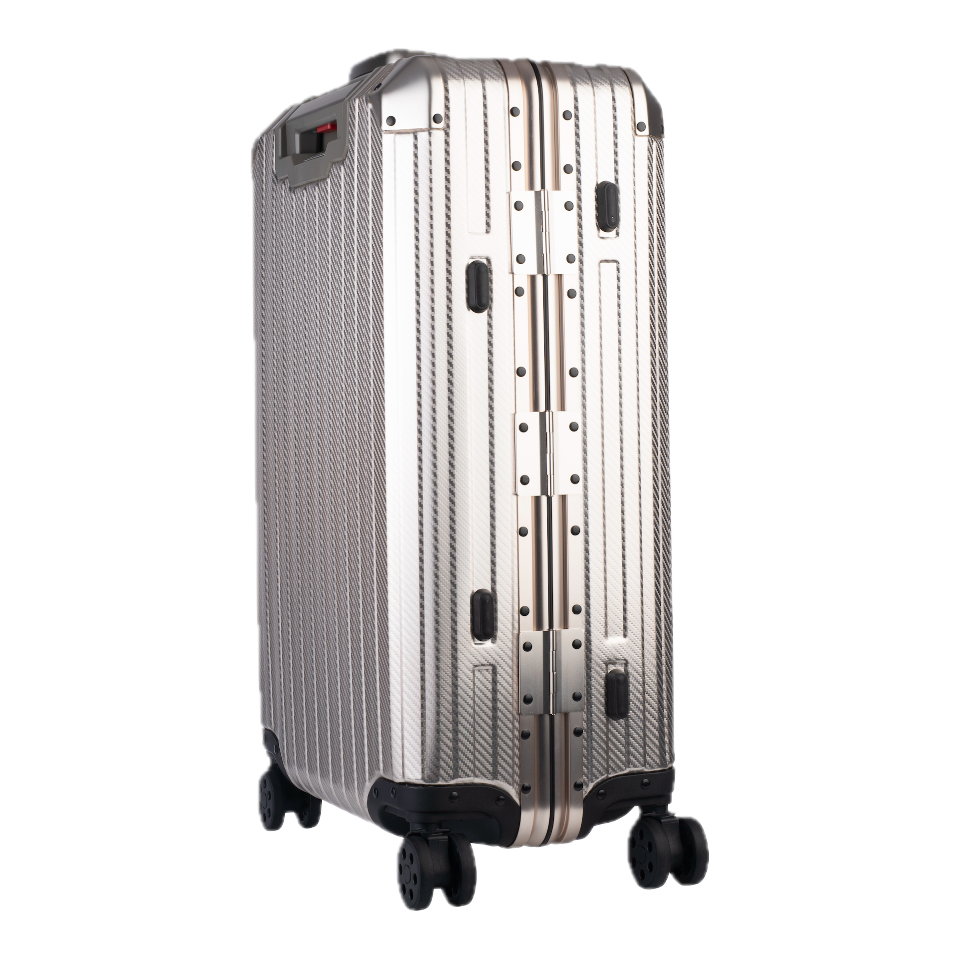 Aluminum Champagne Suitcase
