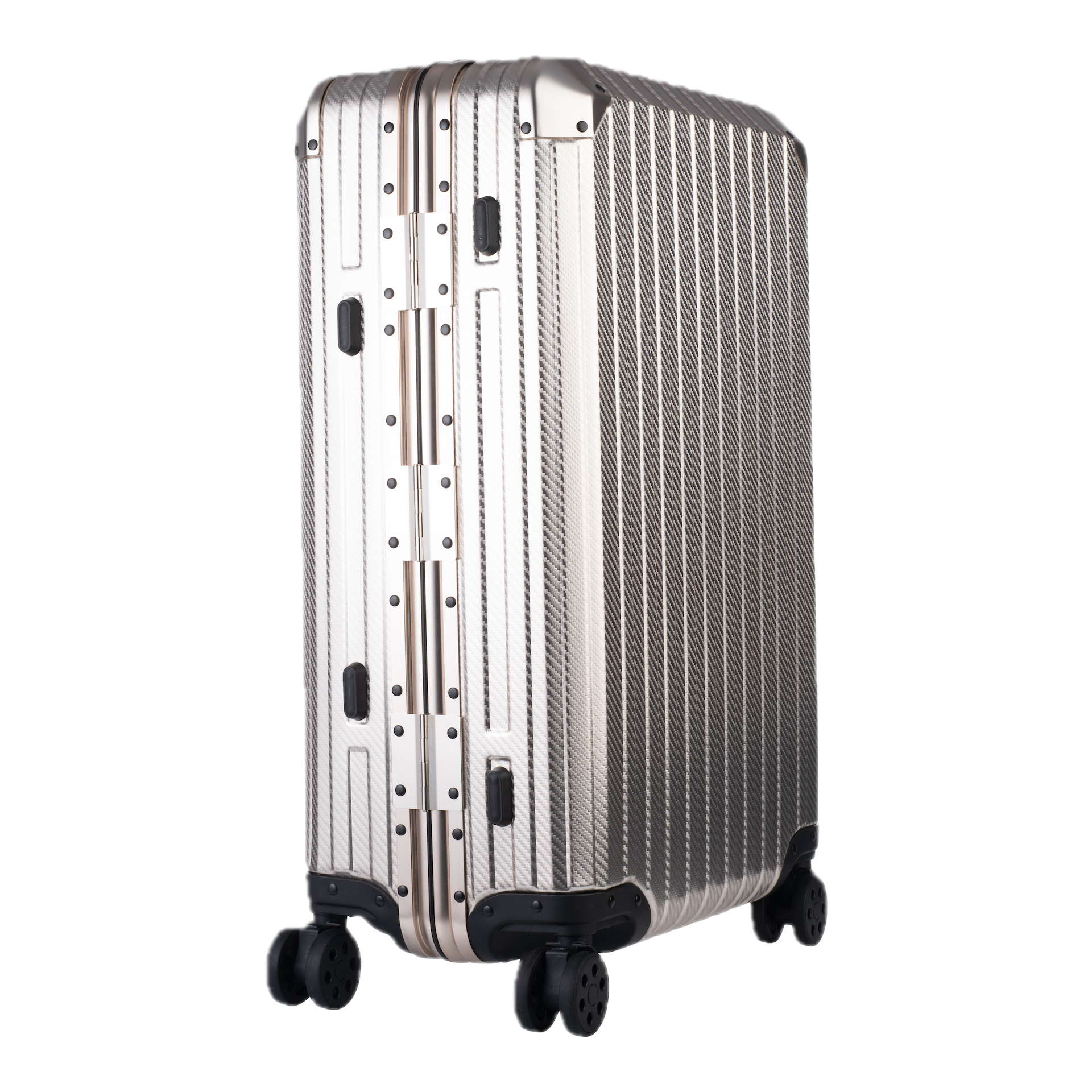 Aluminum Champagne Suitcase