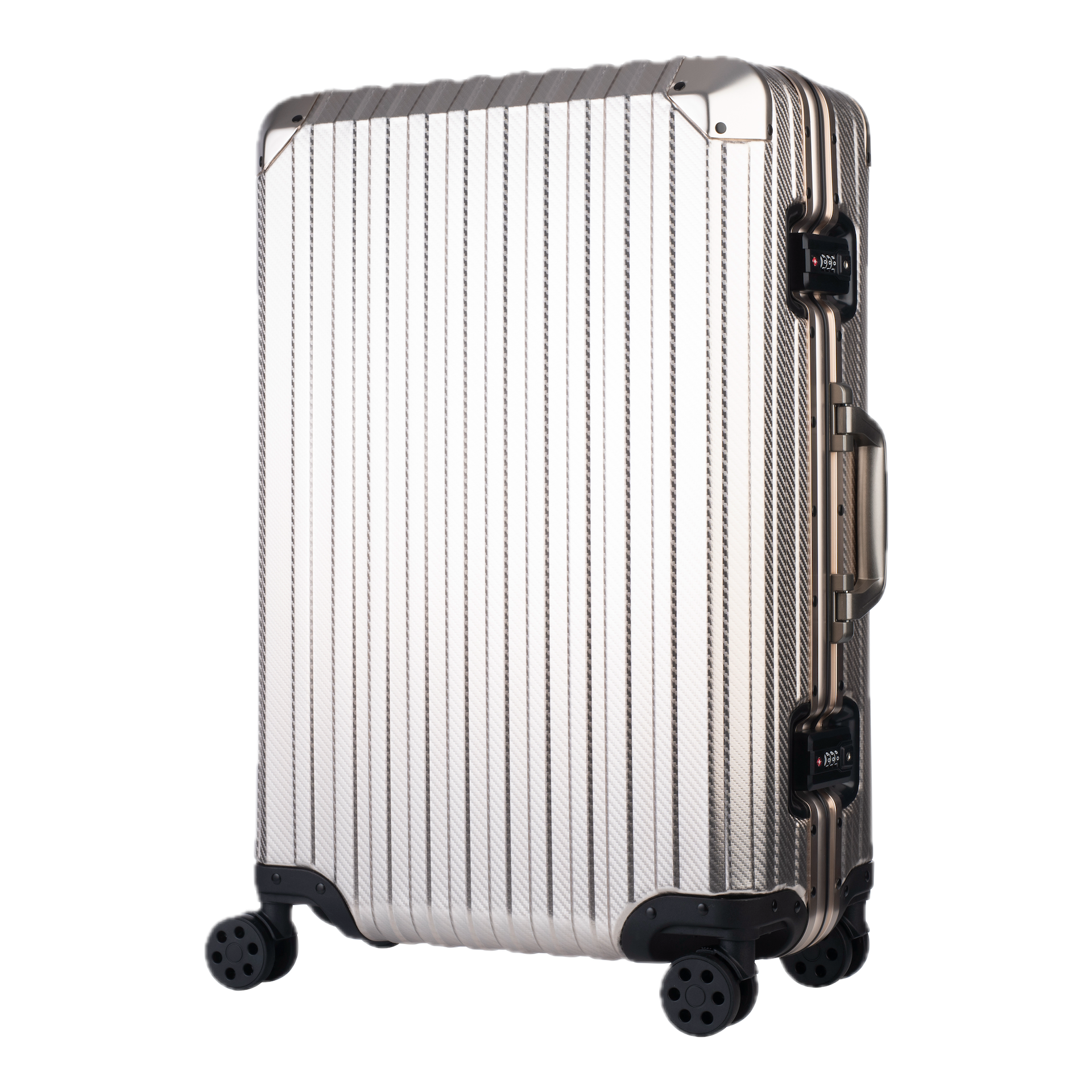 Aluminum Champagne Suitcase