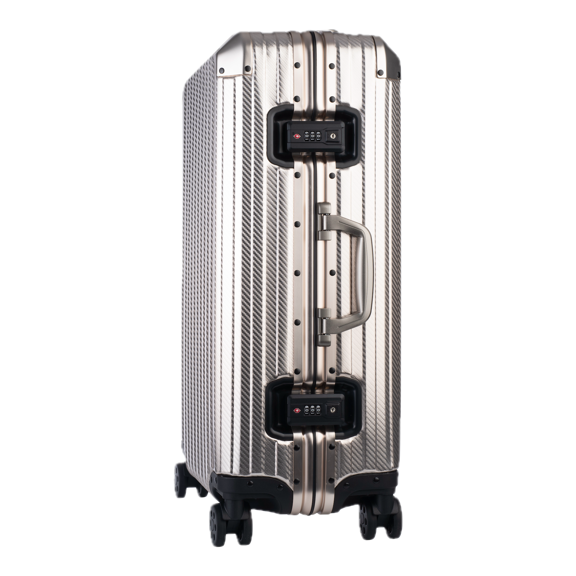 Aluminum Champagne Suitcase