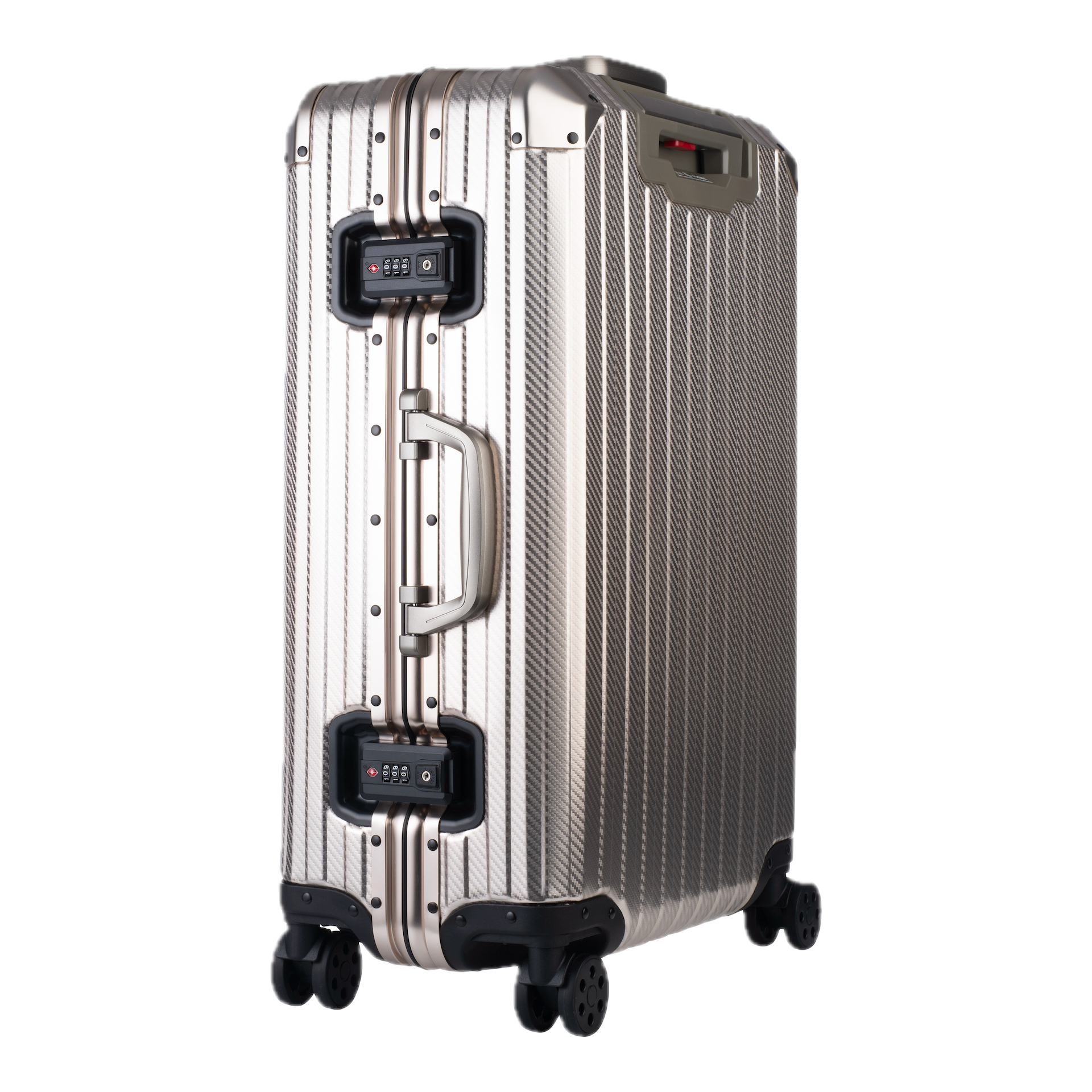 Aluminum Champagne Suitcase