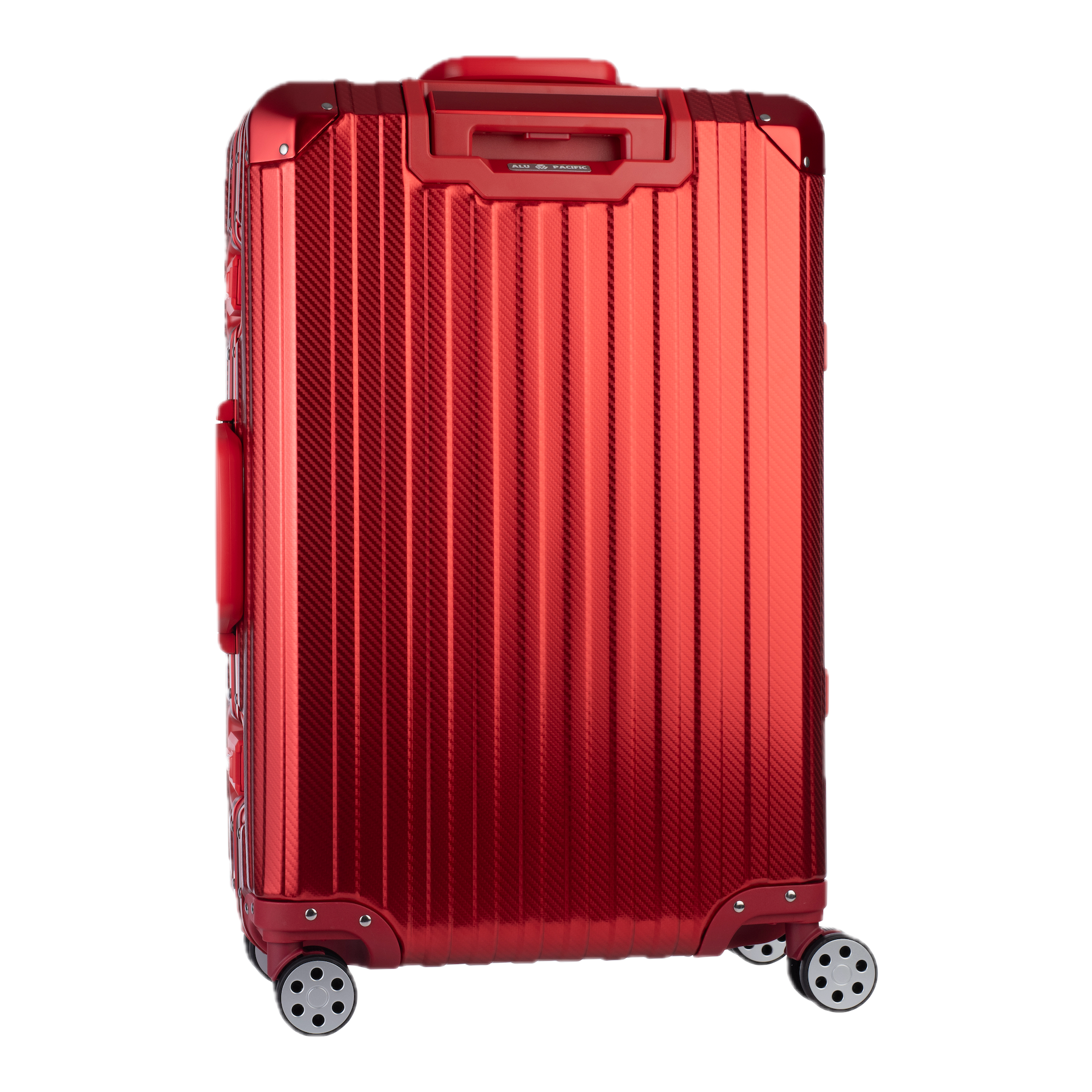 Aluminum Red Suitcase