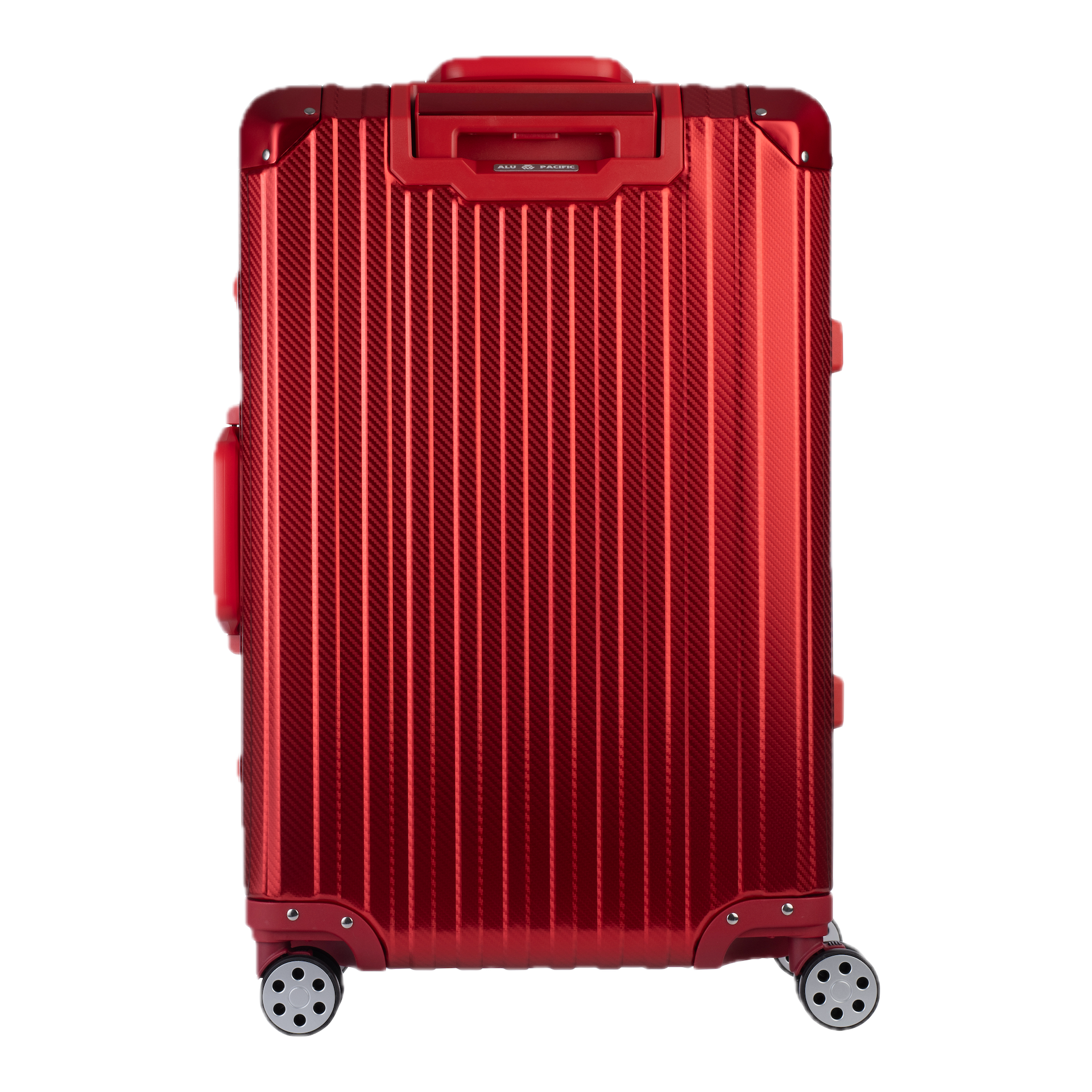 Aluminum Red Suitcase
