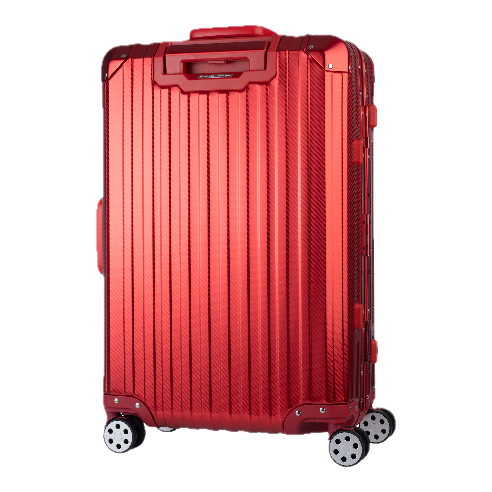 Aluminum Red Suitcase