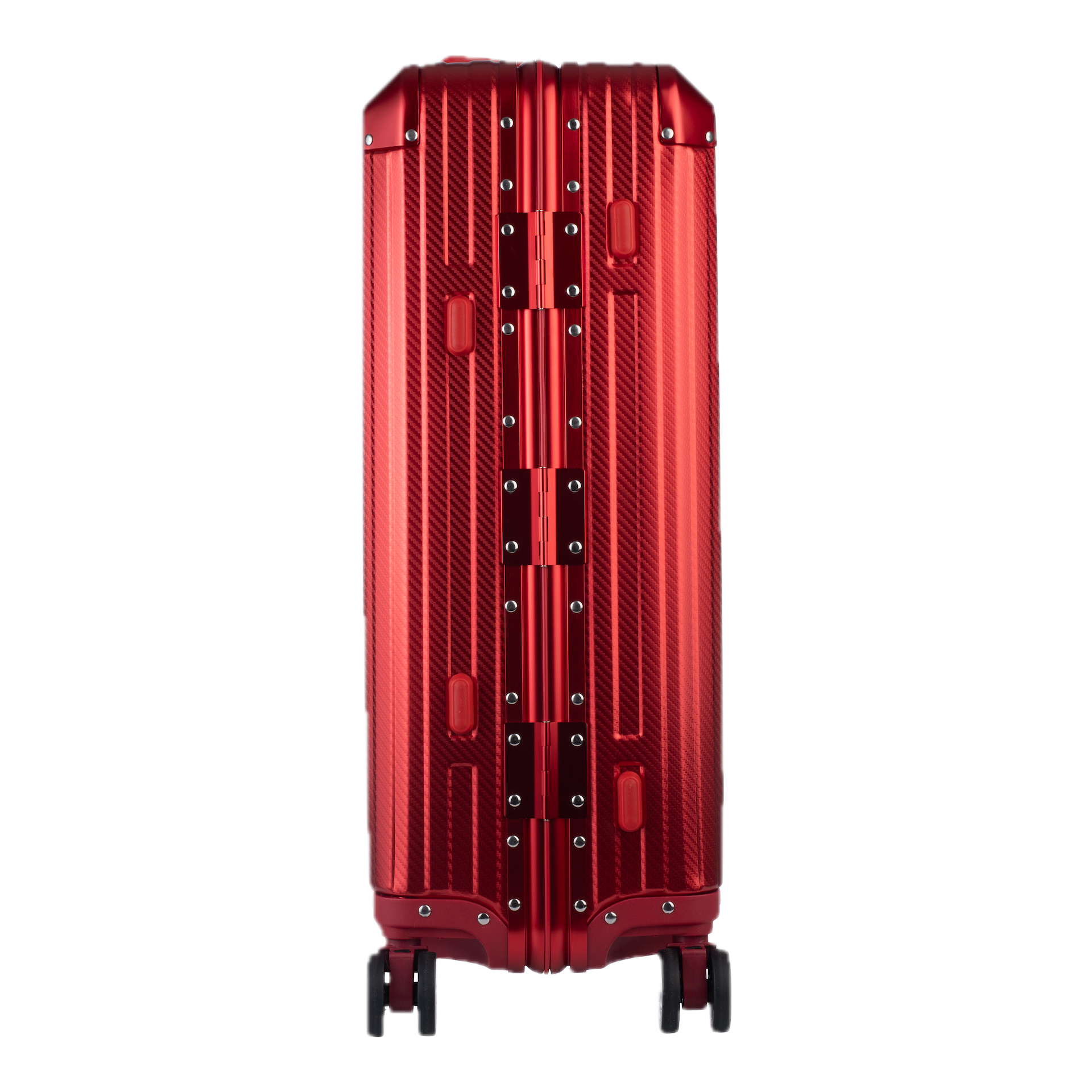 Aluminum Red Suitcase
