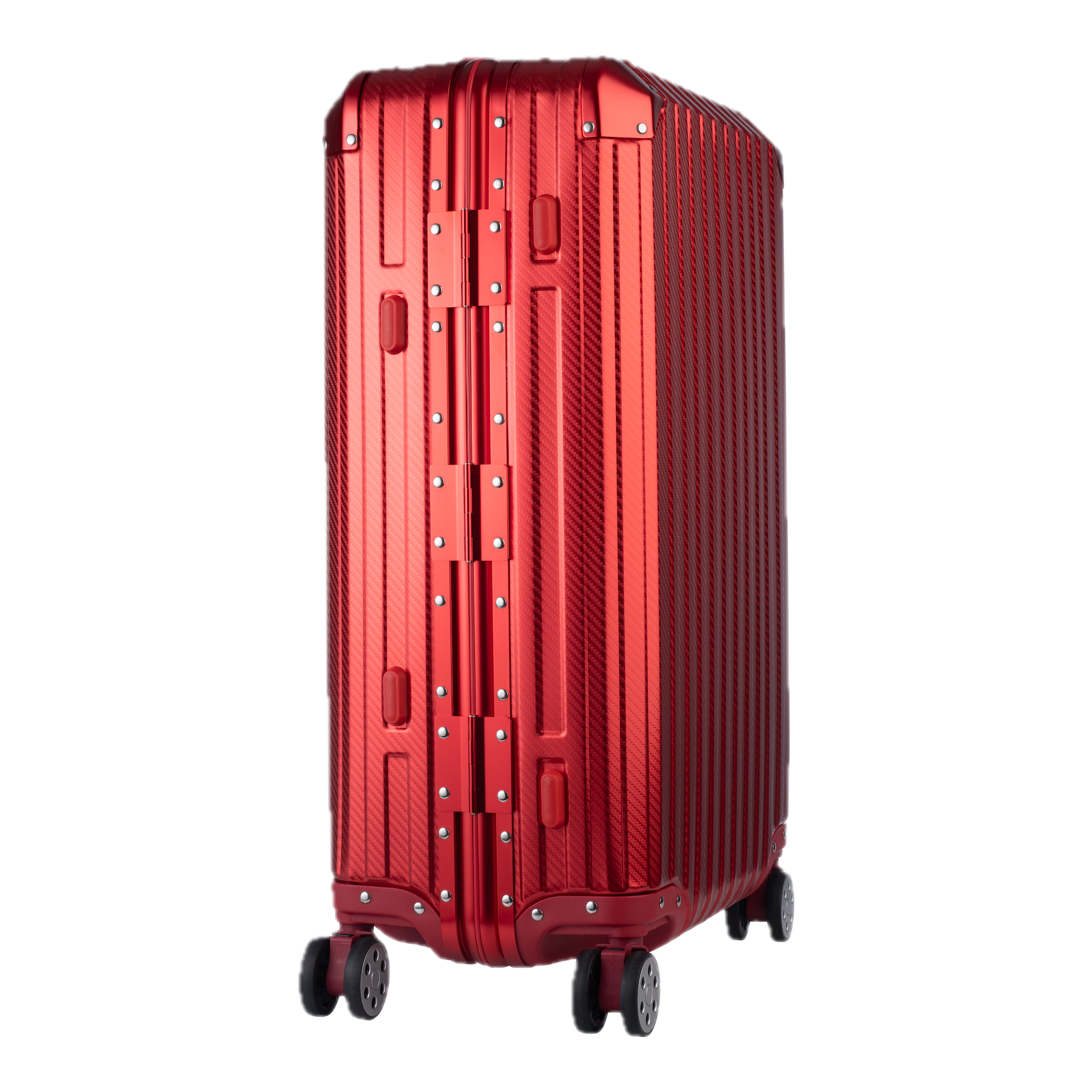 Aluminum Red Suitcase