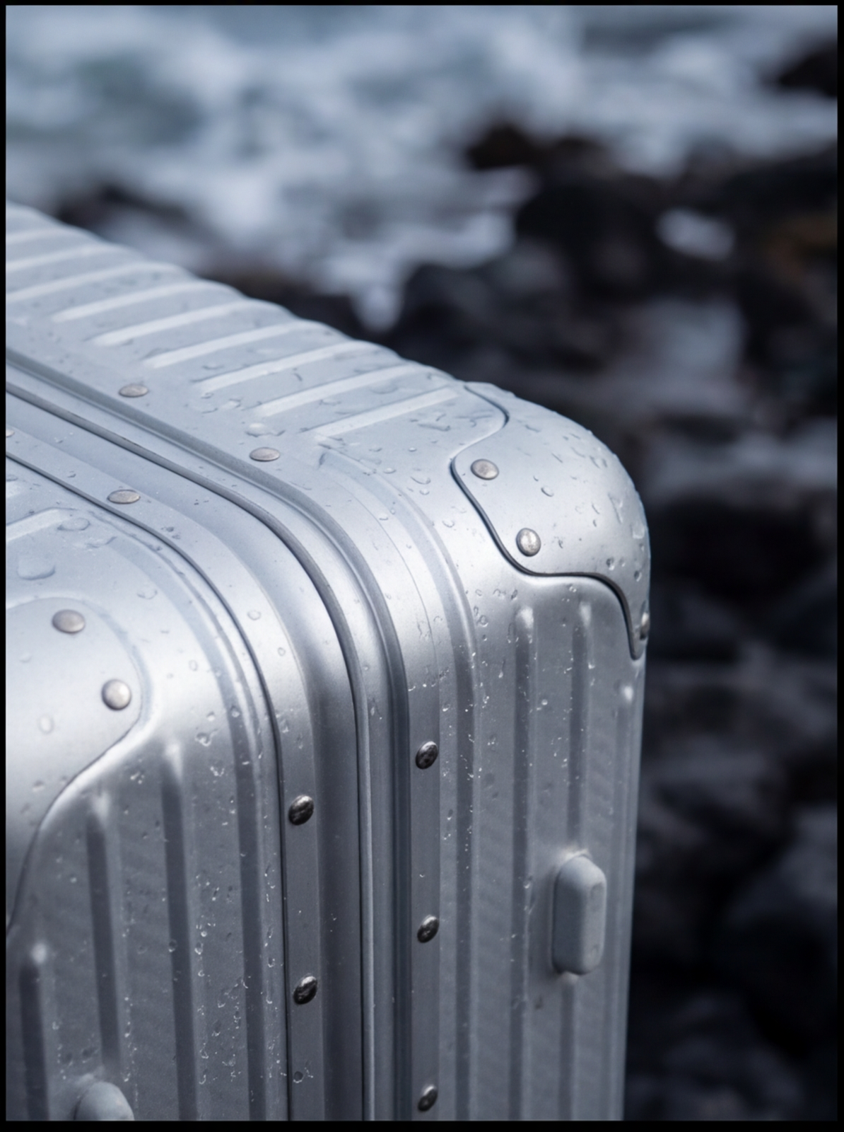 The Atlas Aluminium Luggage — Silver