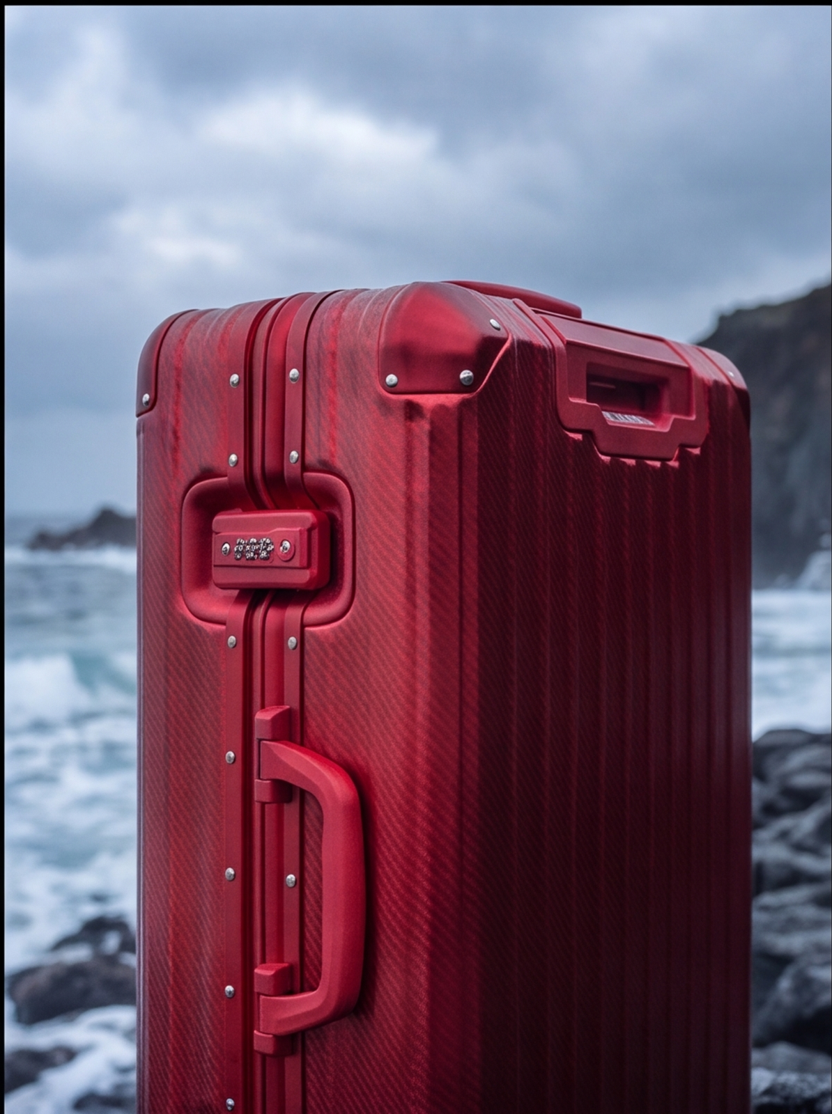 The Atlas Aluminium Luggage — Red Limited Edition