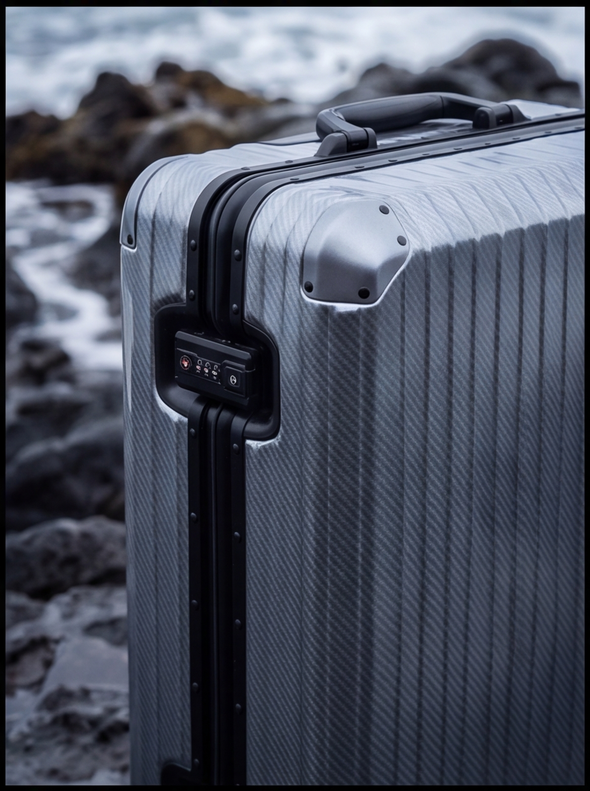 The Atlas Aluminium Luggage — Gunmetal