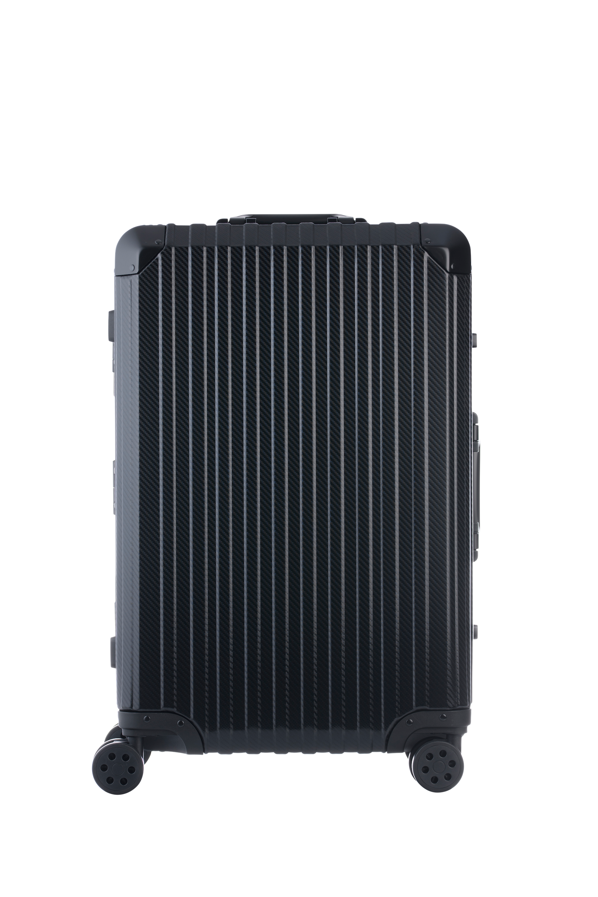 Aluminum   Black Suitcase
