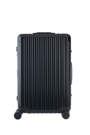 Aluminum   Black Suitcase
