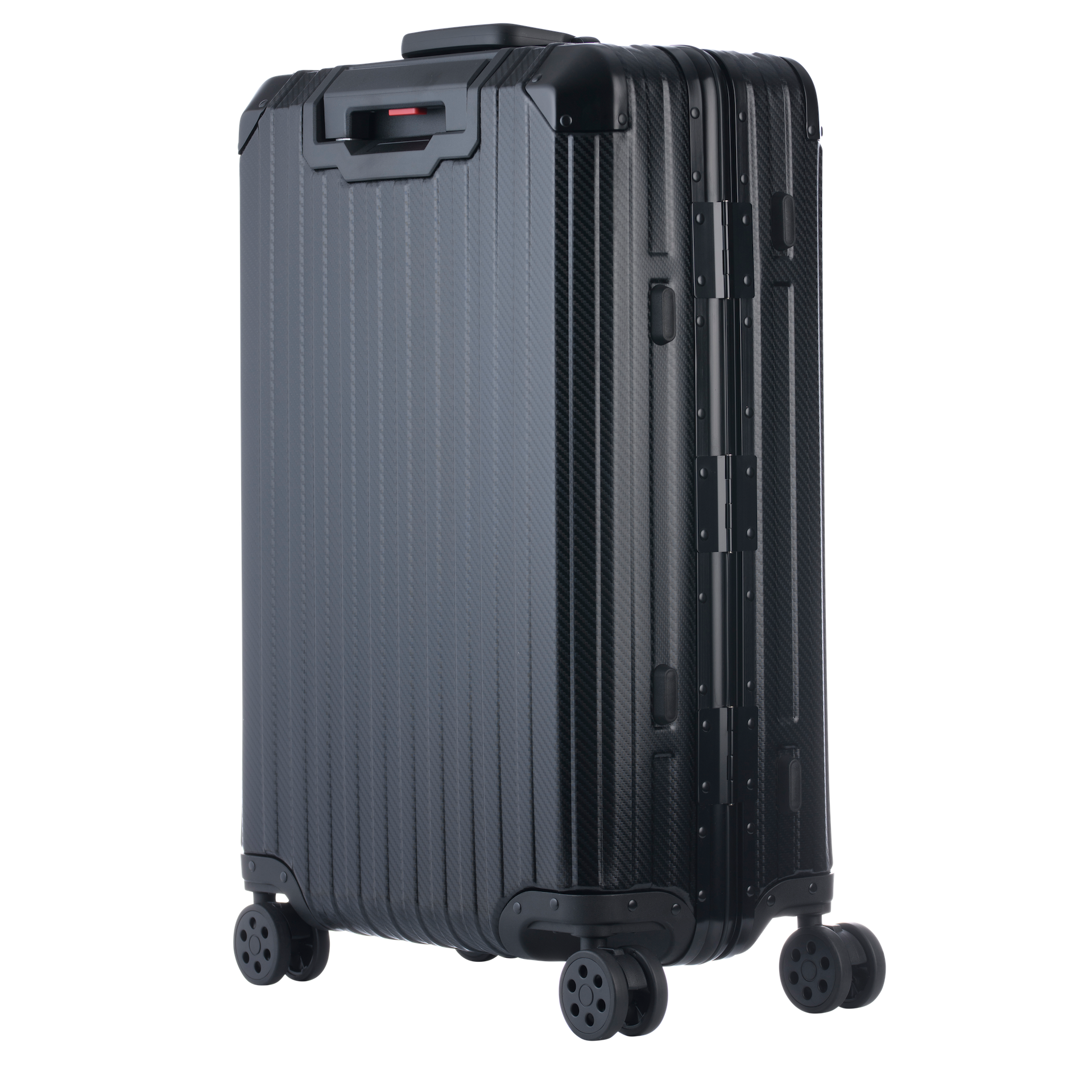 Aluminum   Black Suitcase