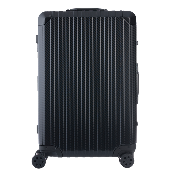 Aluminum   Black Suitcase