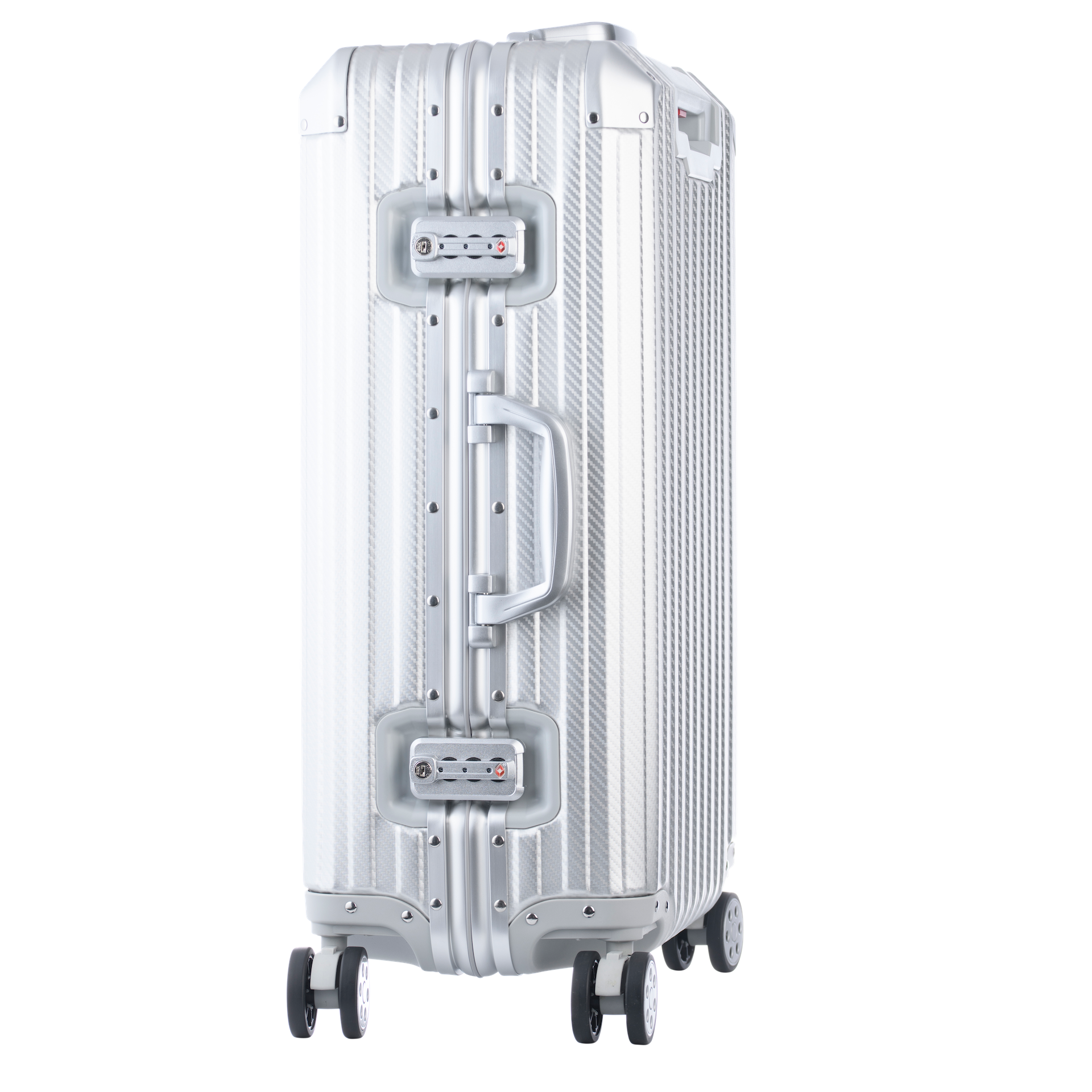 Aluminum  Silver Suitcase