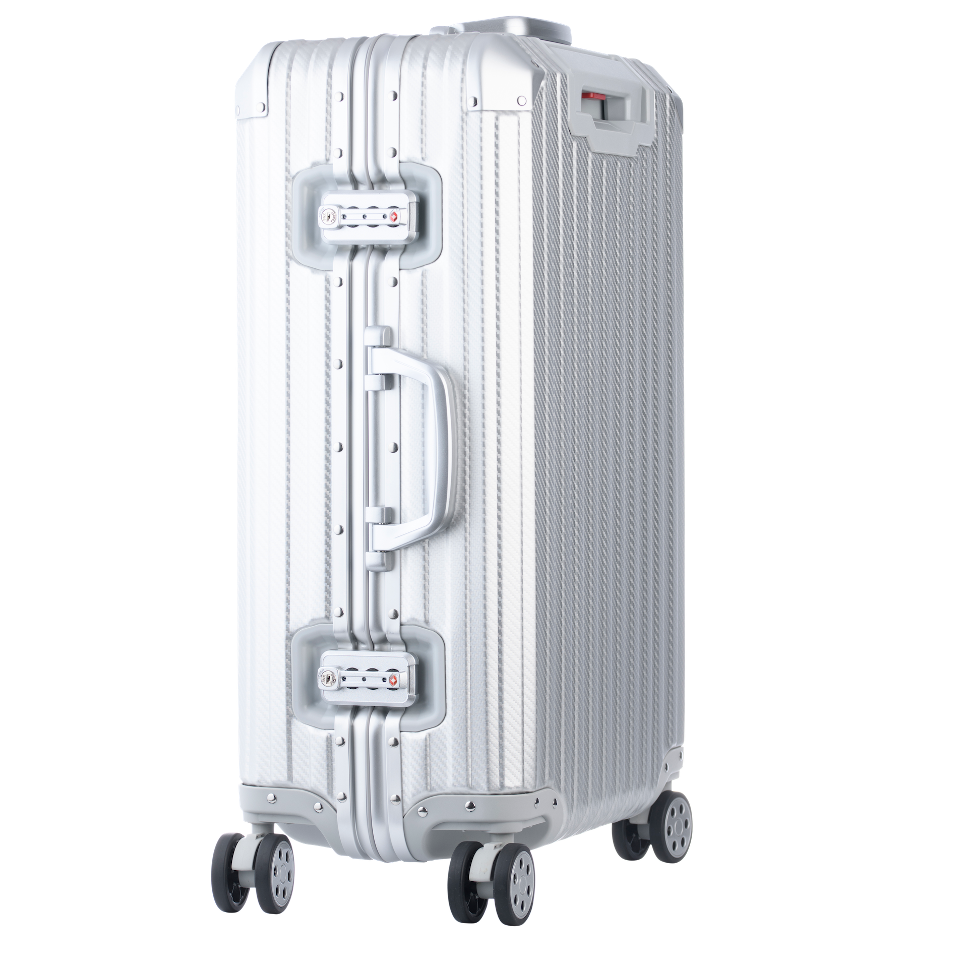 Aluminum  Silver Suitcase