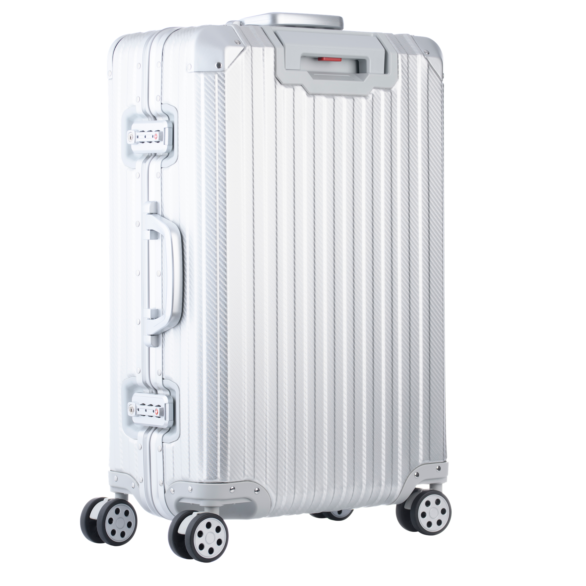 Aluminum  Silver Suitcase