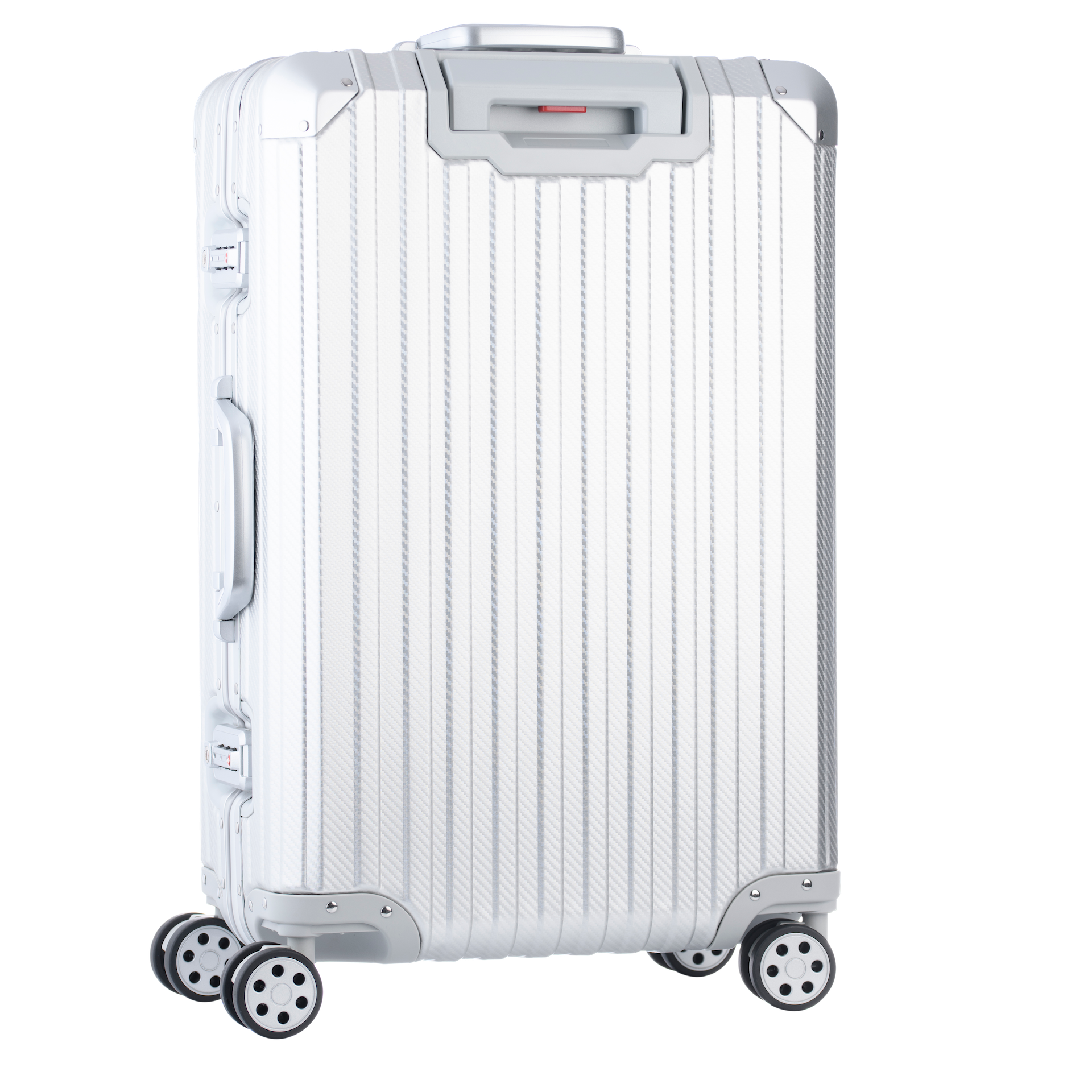 Aluminum  Silver Suitcase