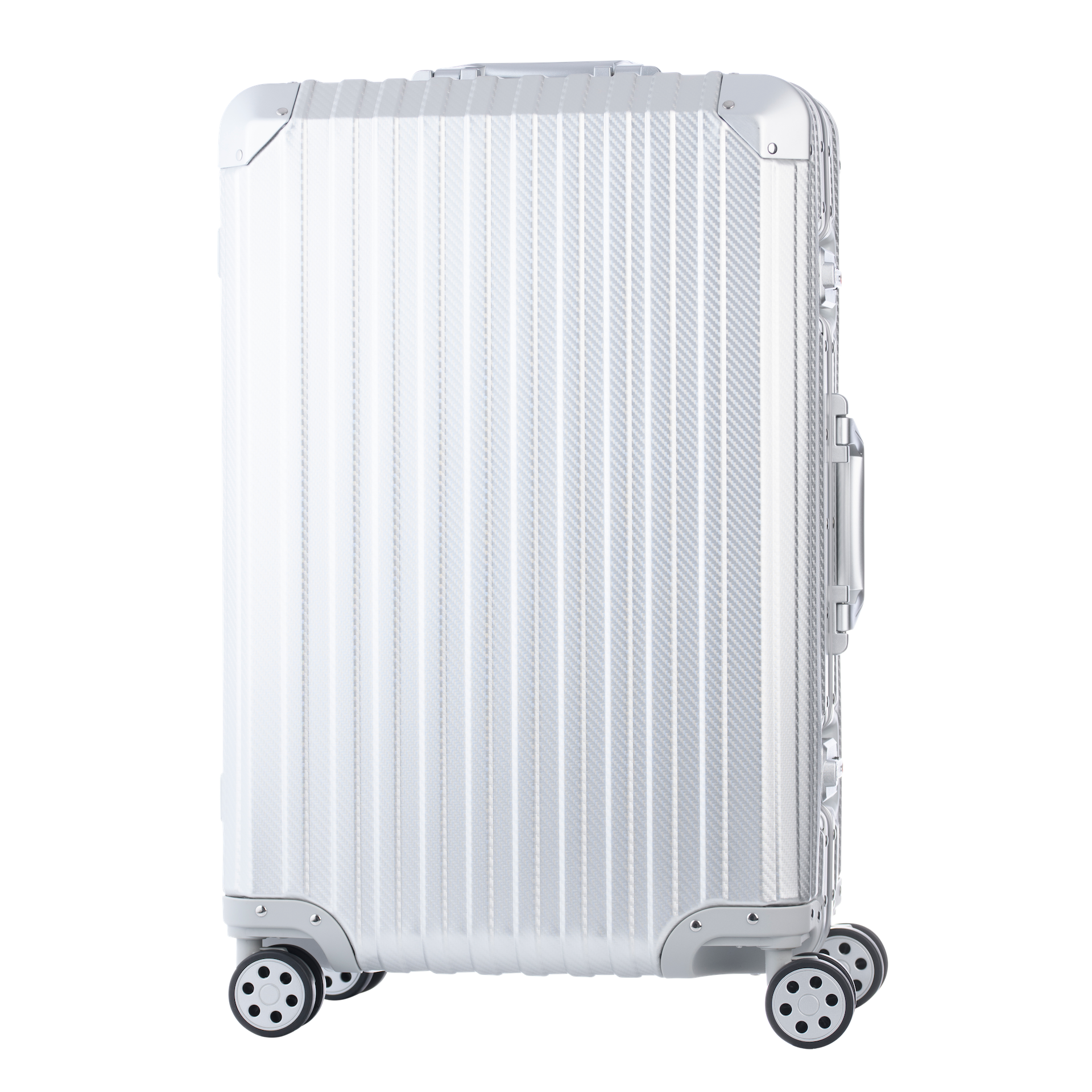 Aluminum  Silver Suitcase
