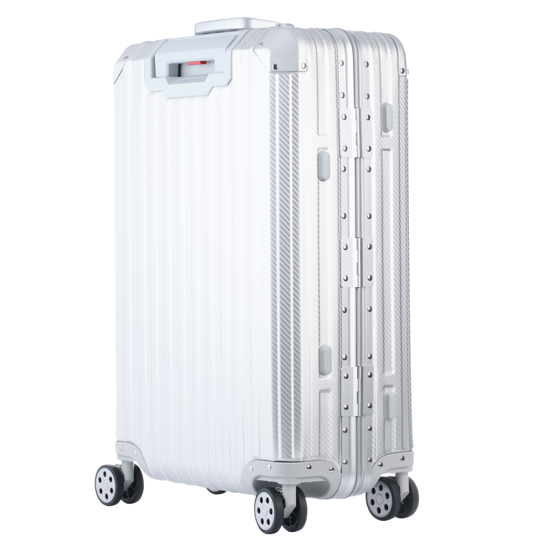 Aluminum  Silver Suitcase