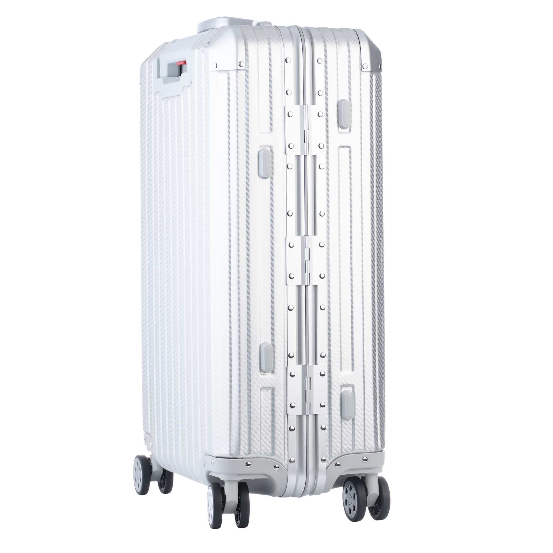 Aluminum  Silver Suitcase