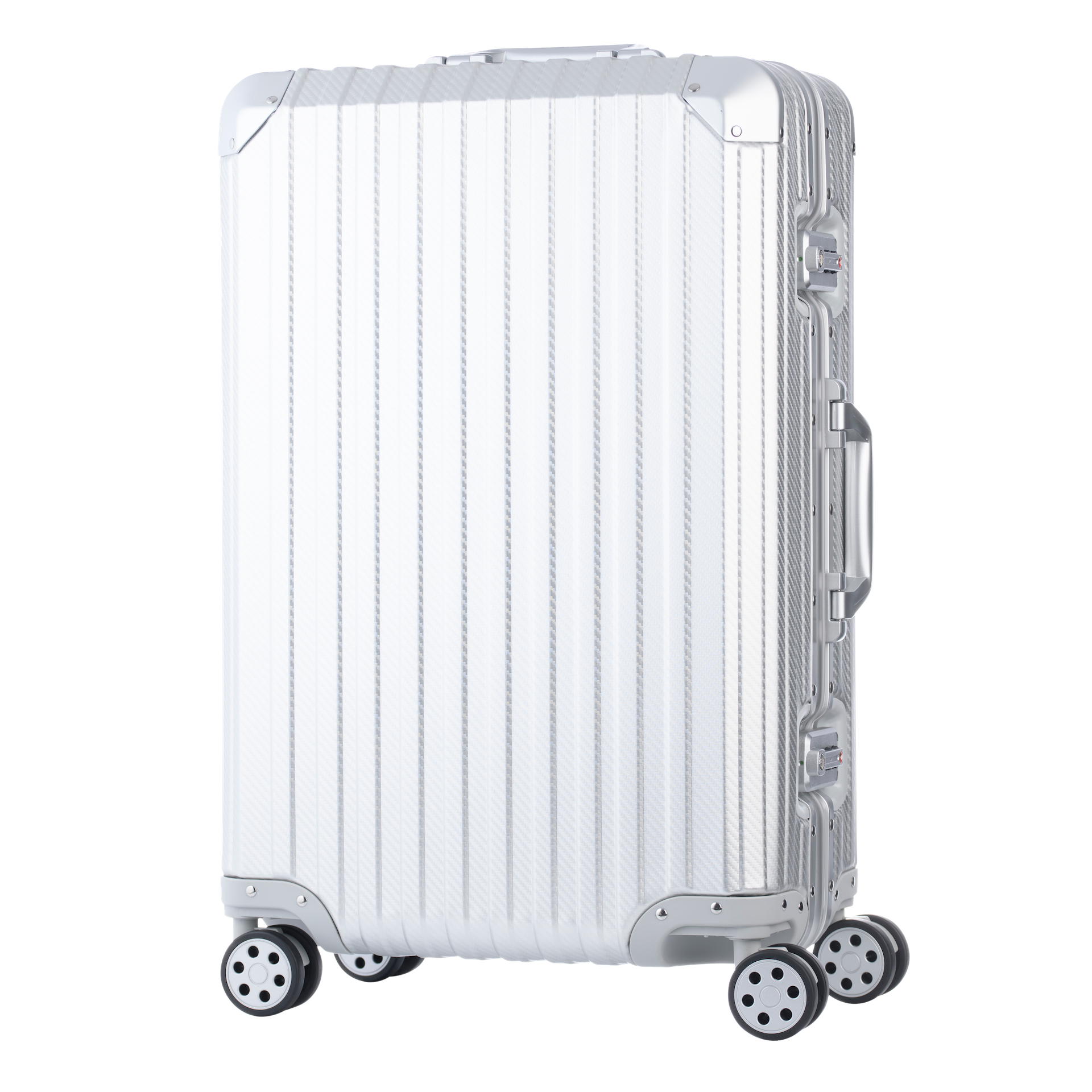 Aluminum  Silver Suitcase