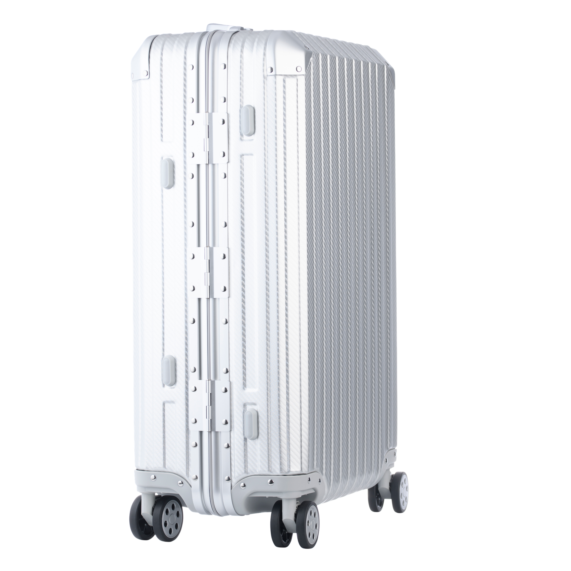 Aluminum  Silver Suitcase